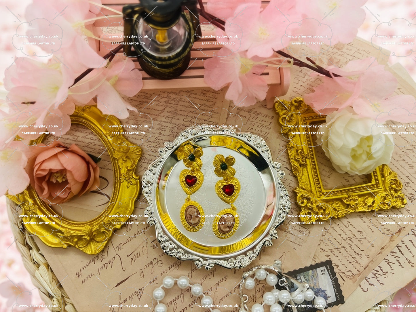 Impressions of Rome tassel earrings