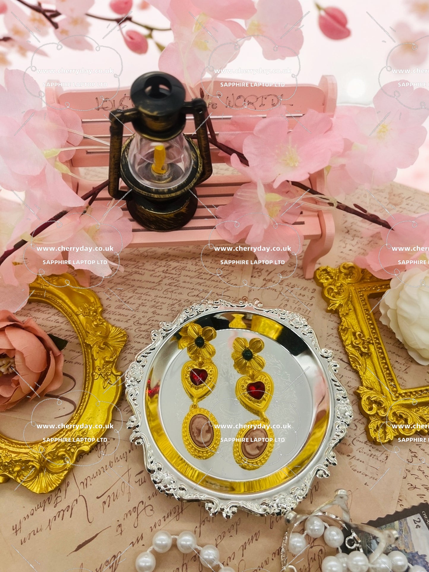 Impressions of Rome tassel earrings