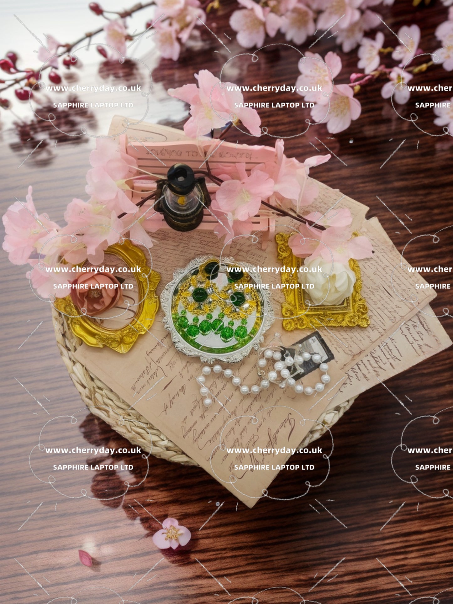 Coloured glass beads sunflower tassel earrings