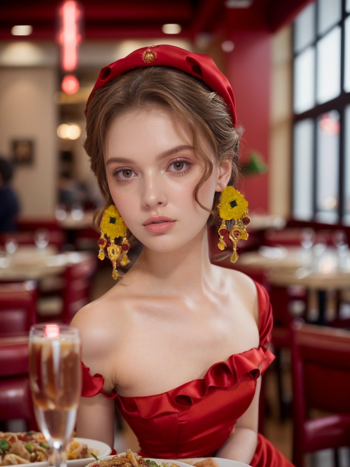 Mayan civilization earrings
