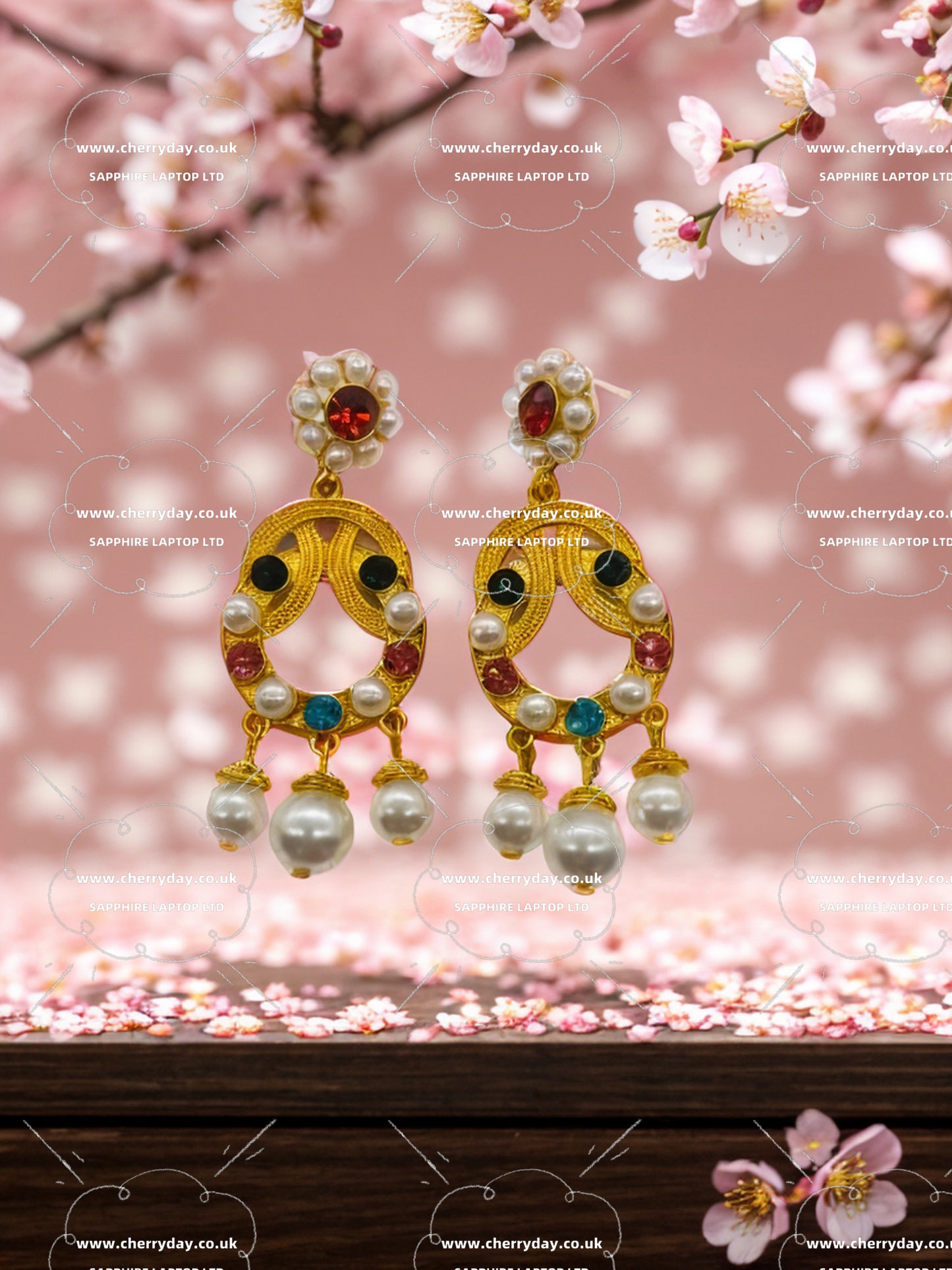Meteor shower vintage earrings
