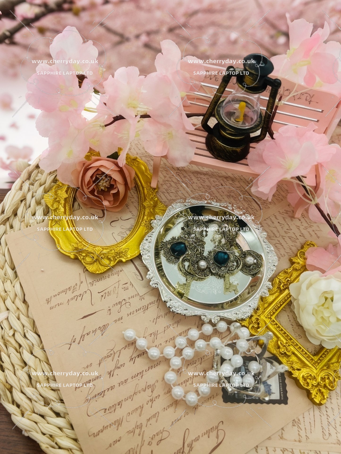 Ancient Rome keychain vintage earrings