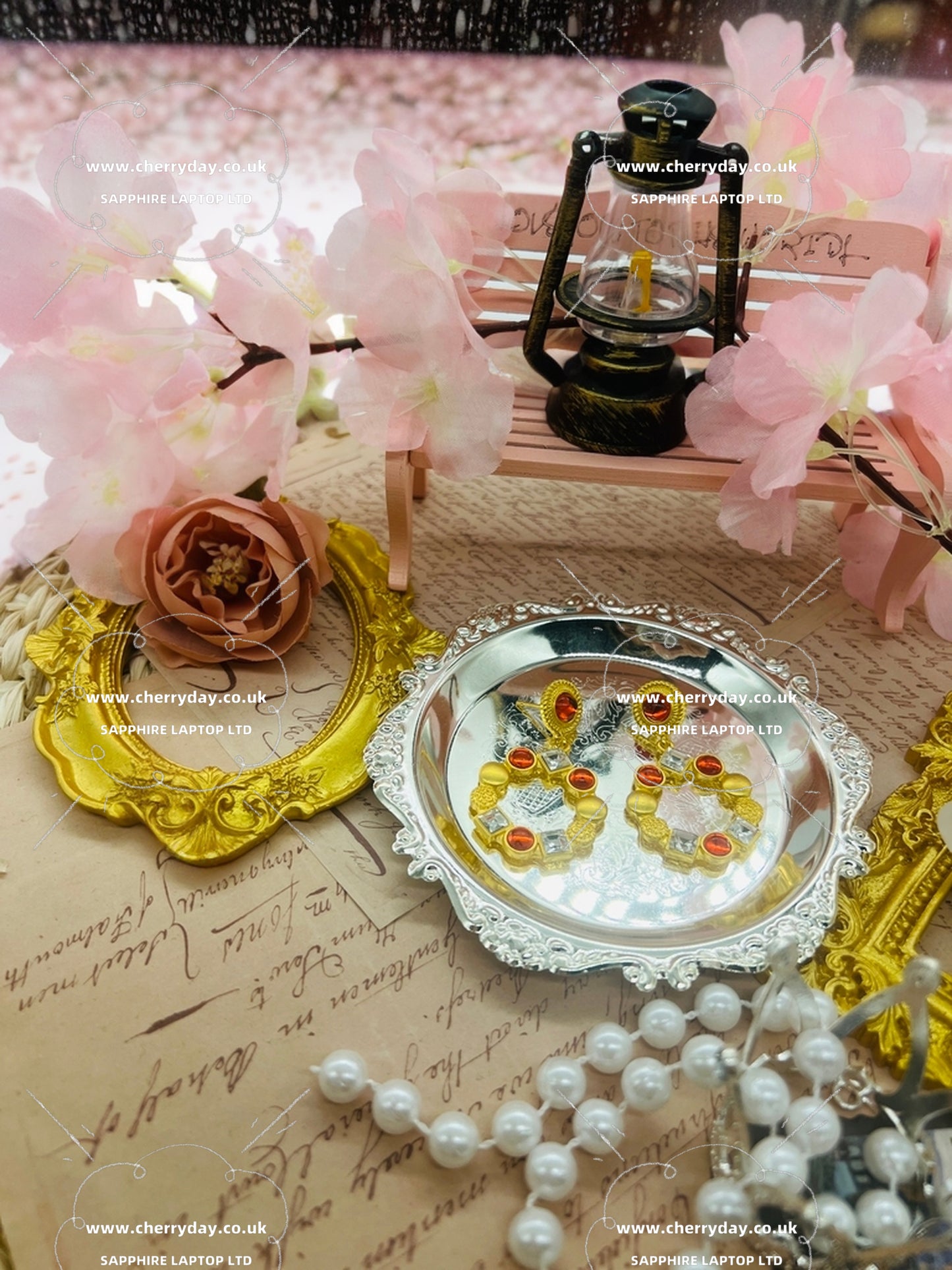 Gears of industry earrings