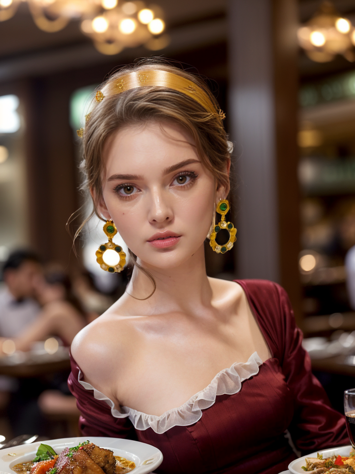 Gears of industry earrings