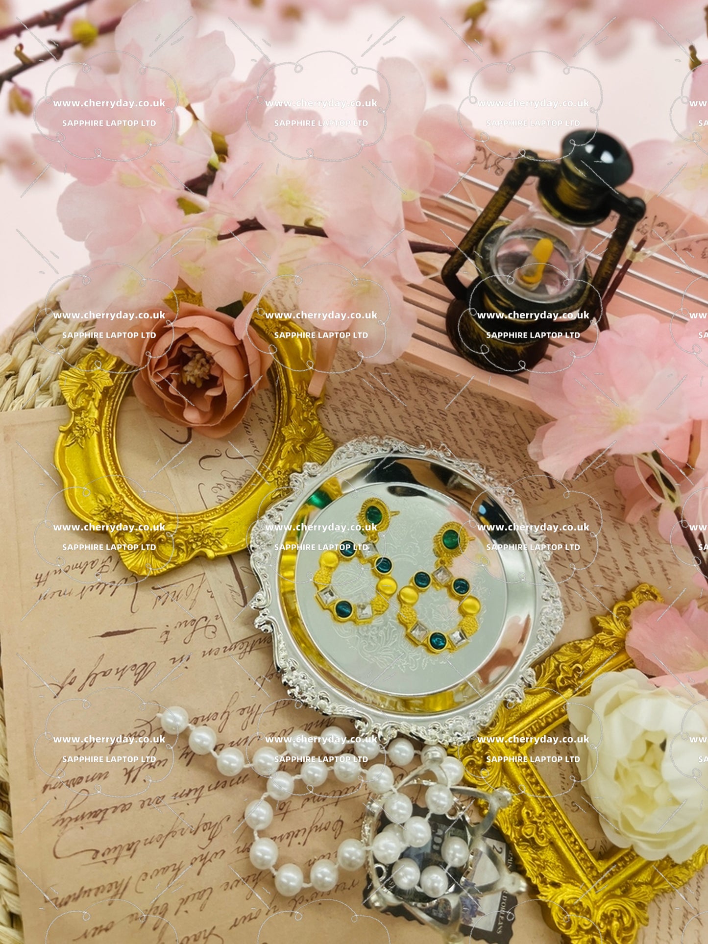 Gears of industry earrings