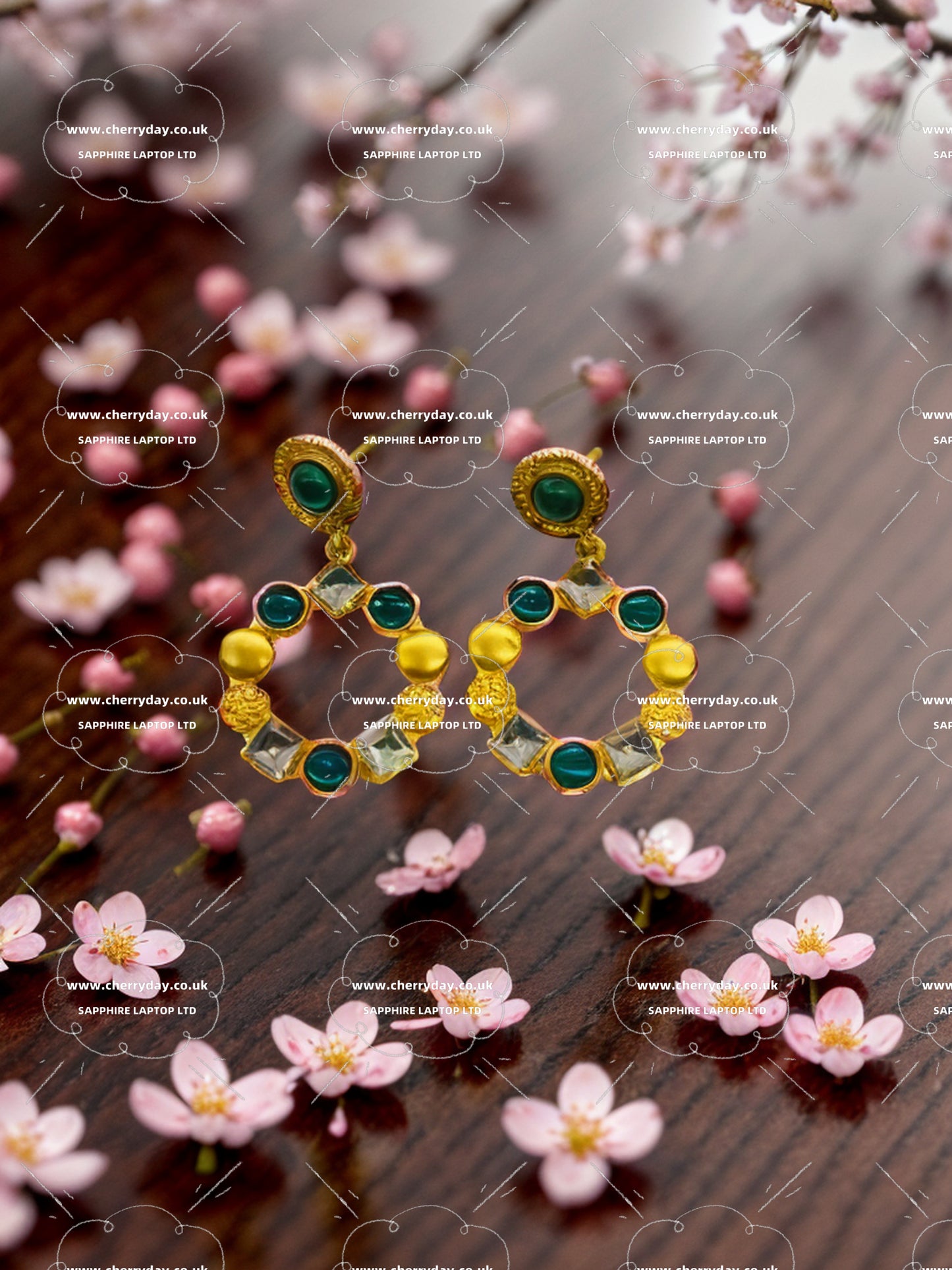 Gears of industry earrings