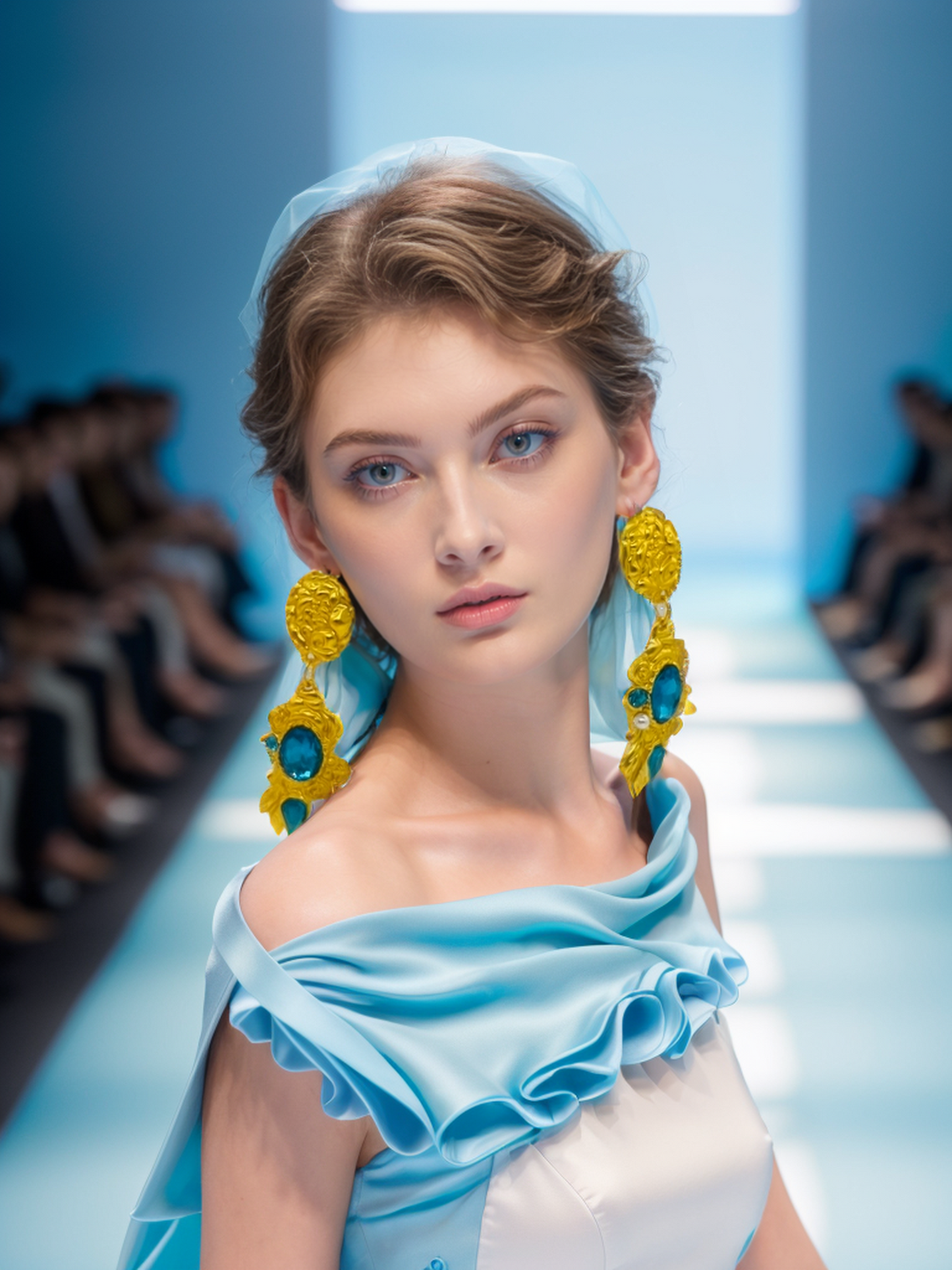 Danube wave vintage tassel earrings