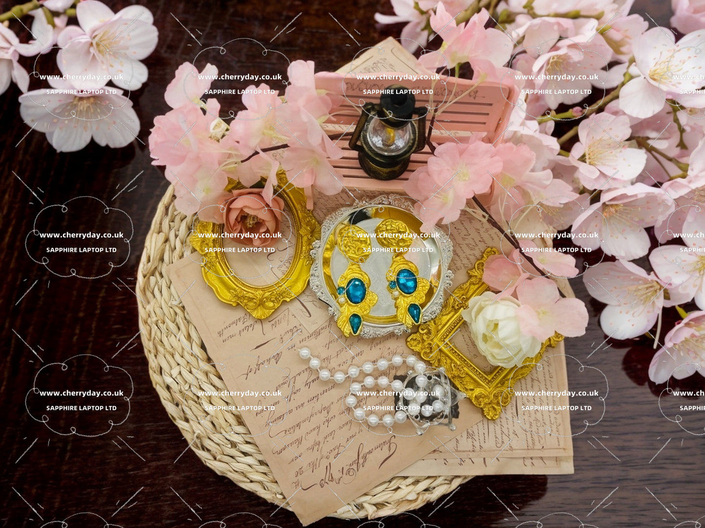 Danube wave vintage tassel earrings