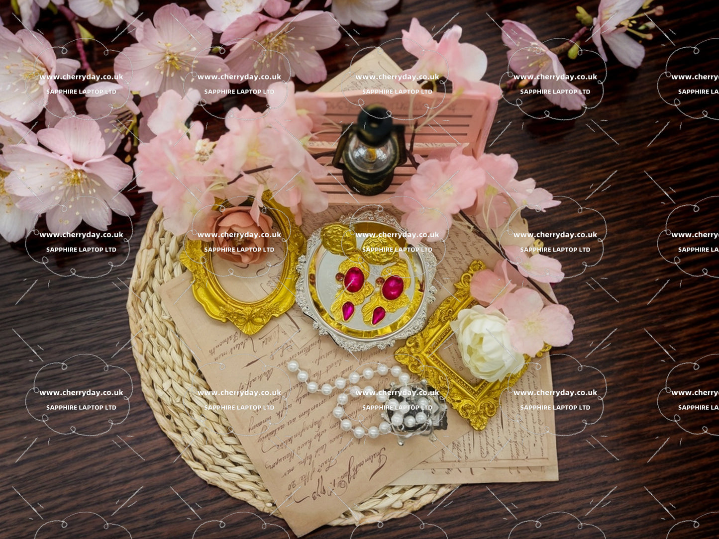 Danube wave vintage tassel earrings
