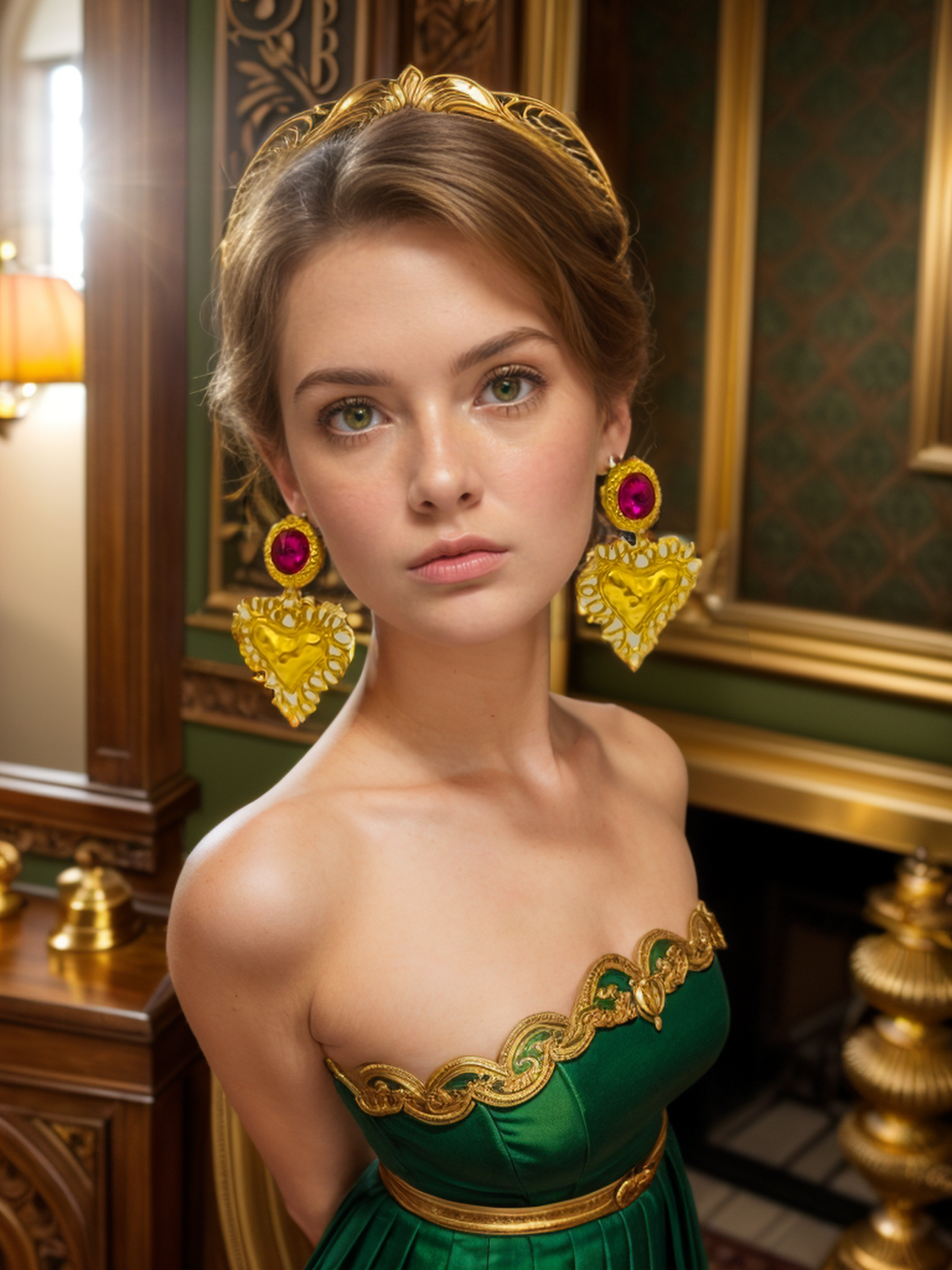 Heart of Affection vintage earrings