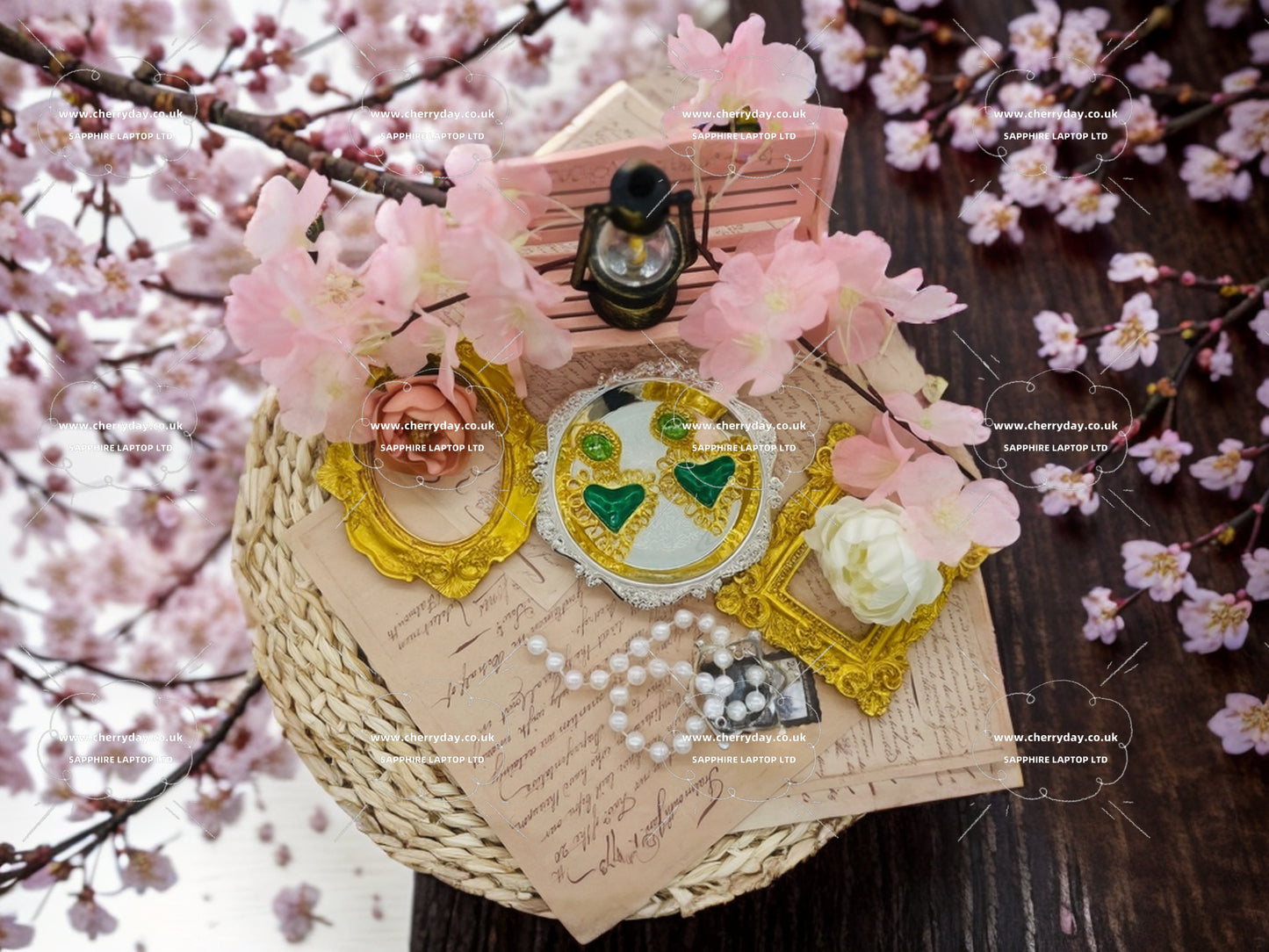Heart of Affection vintage earrings