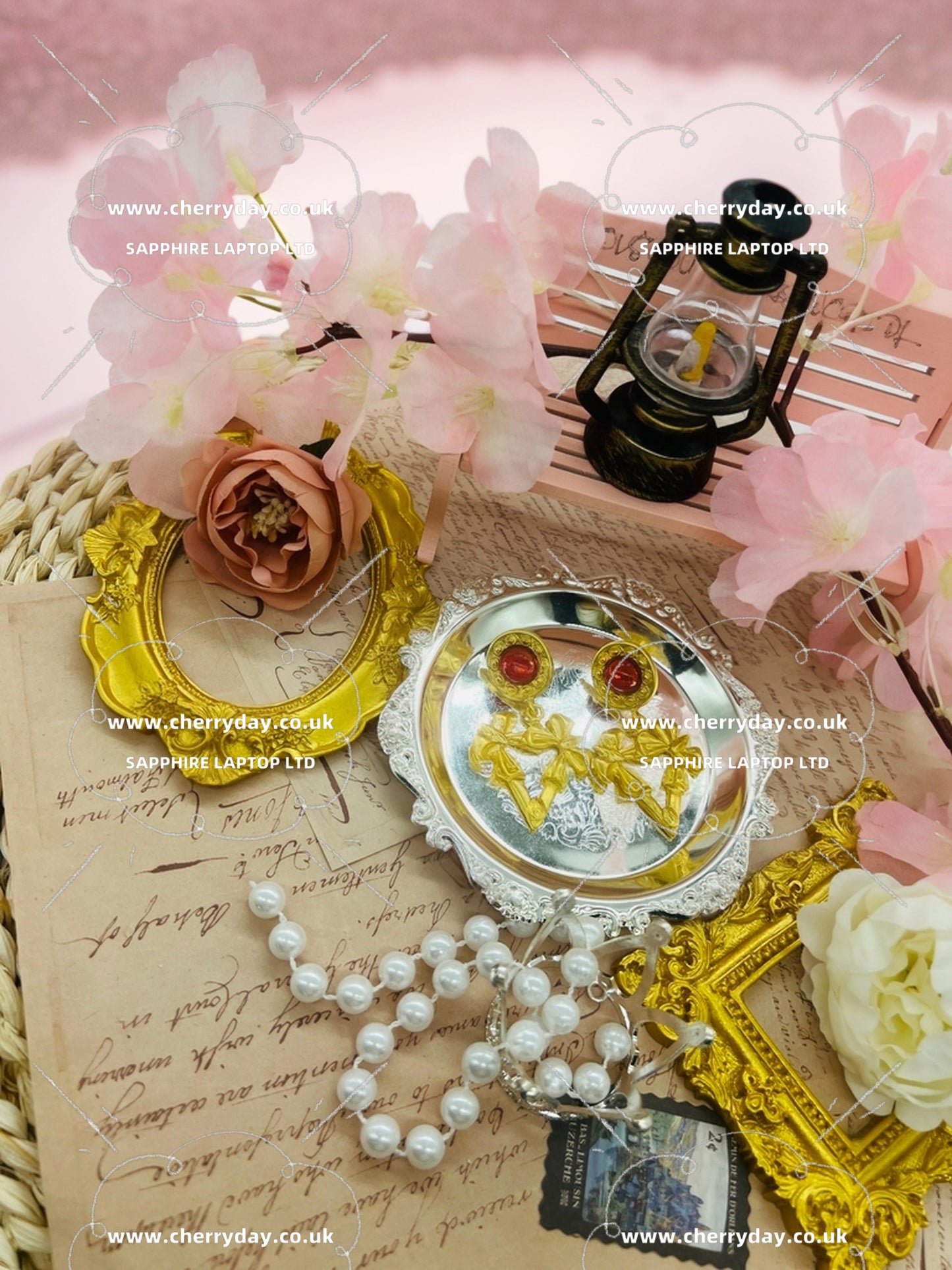 Legend of Poseidon vintage earrings