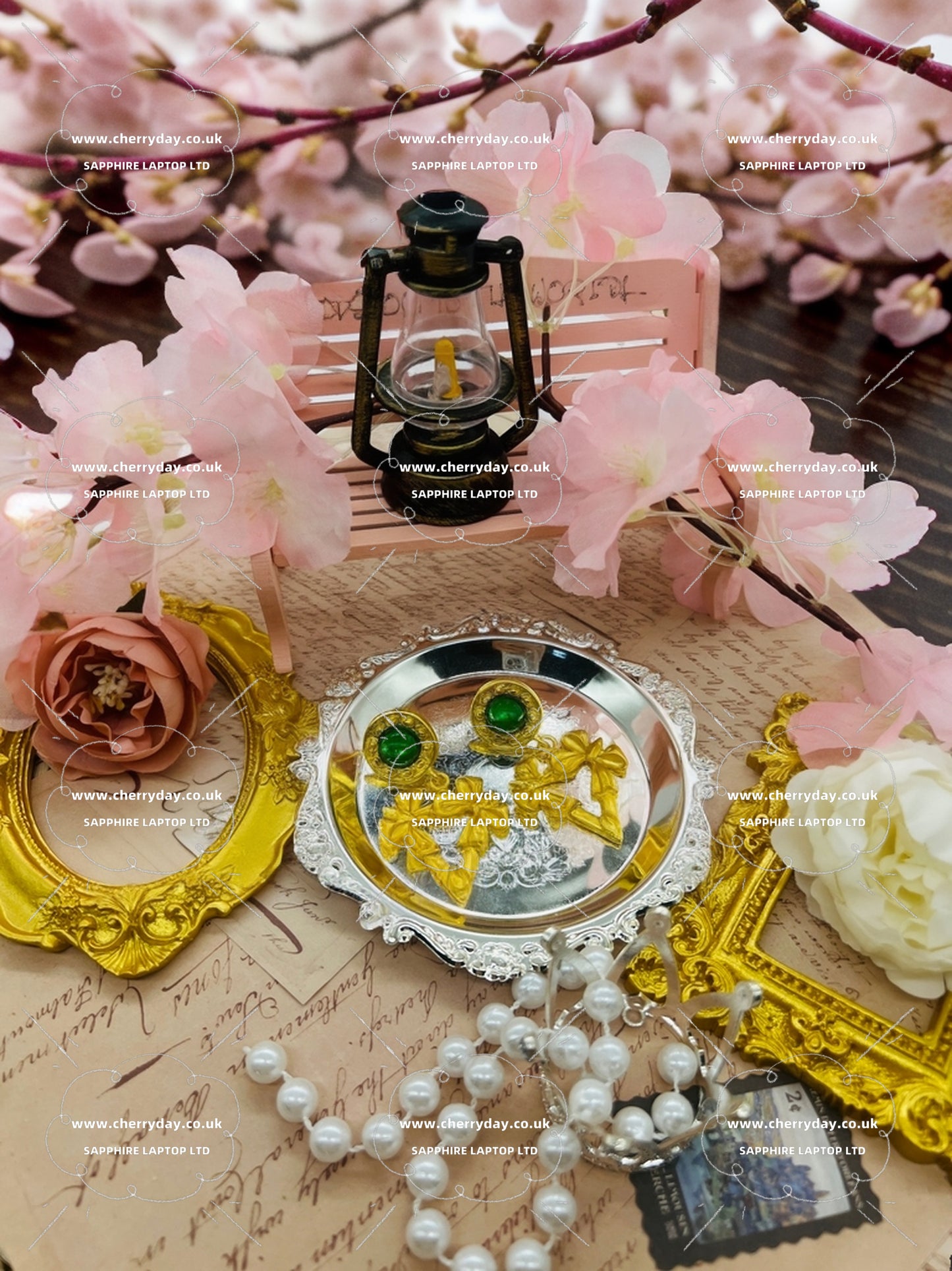 Legend of Poseidon vintage earrings