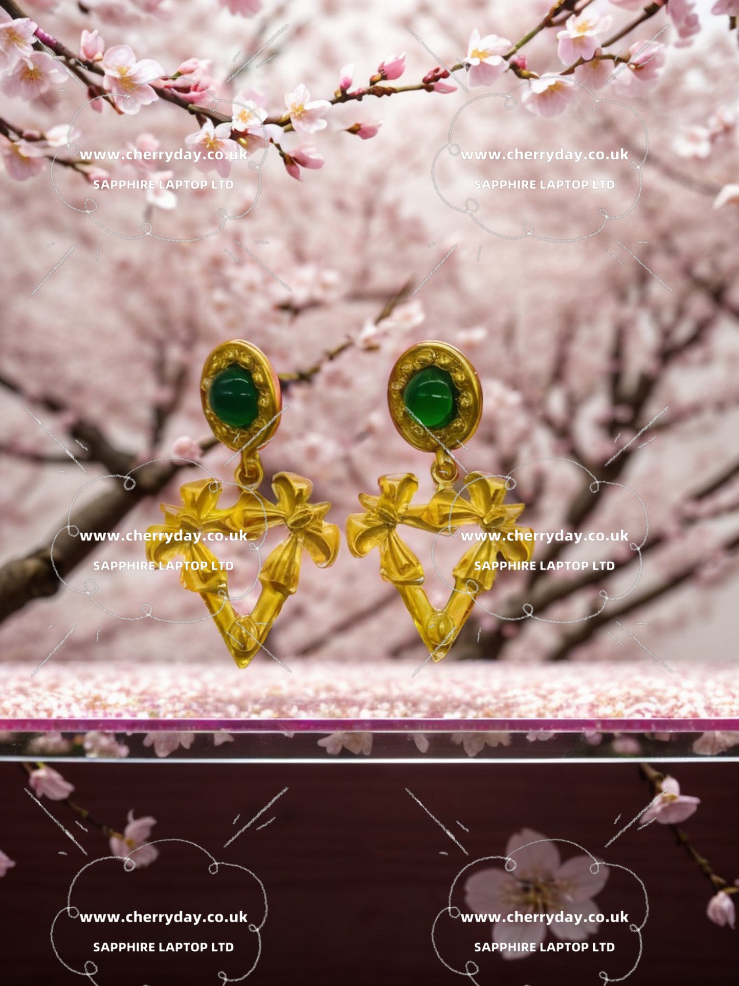 Legend of Poseidon vintage earrings