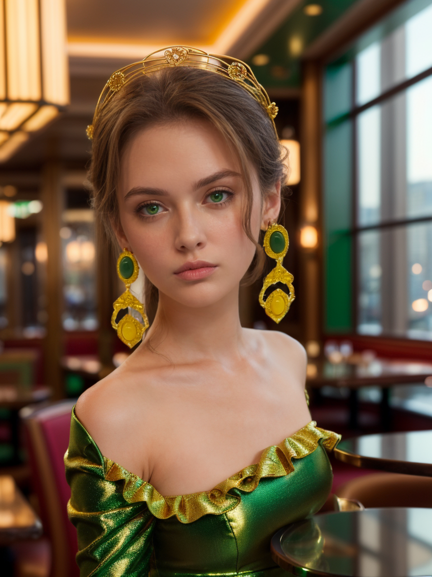 Jungle elf vintage earrings