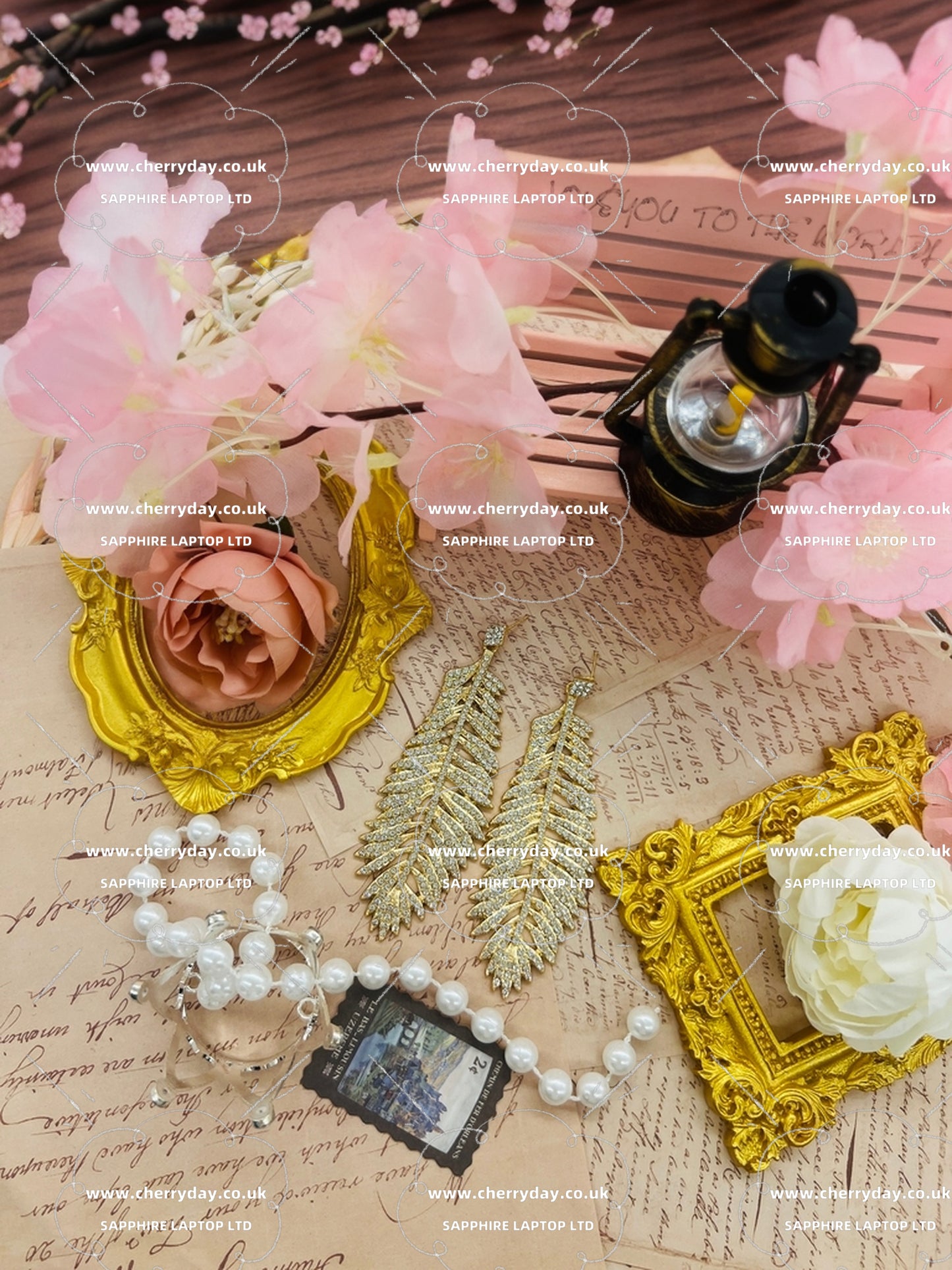 Feather earrings