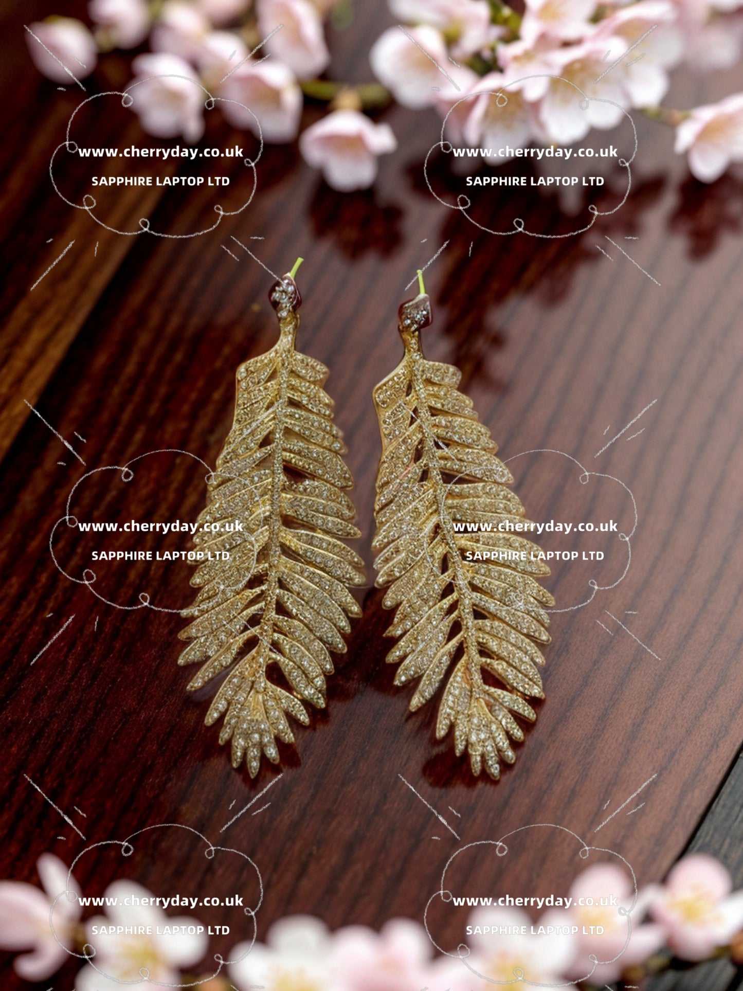 Feather earrings
