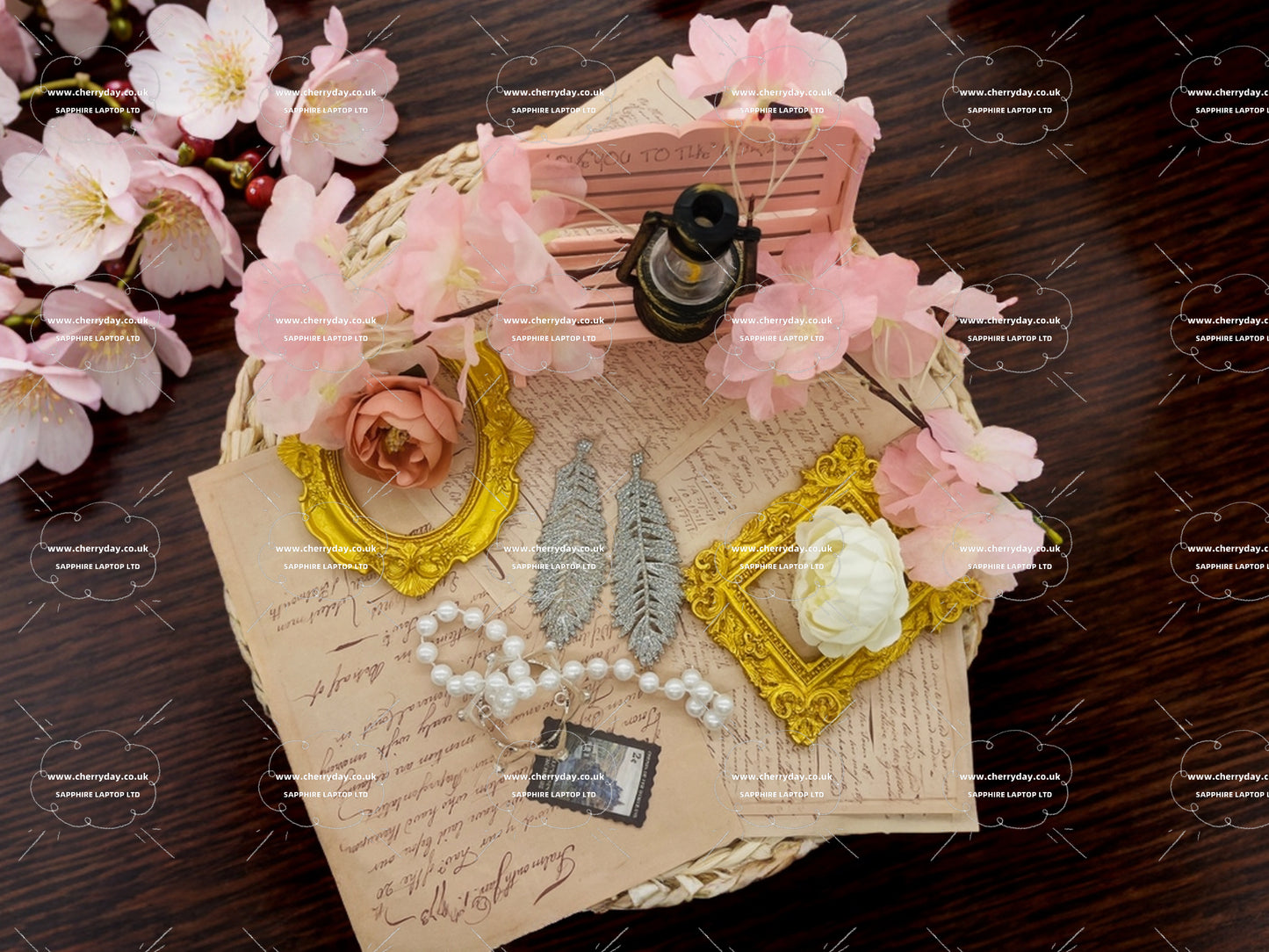 Feather earrings