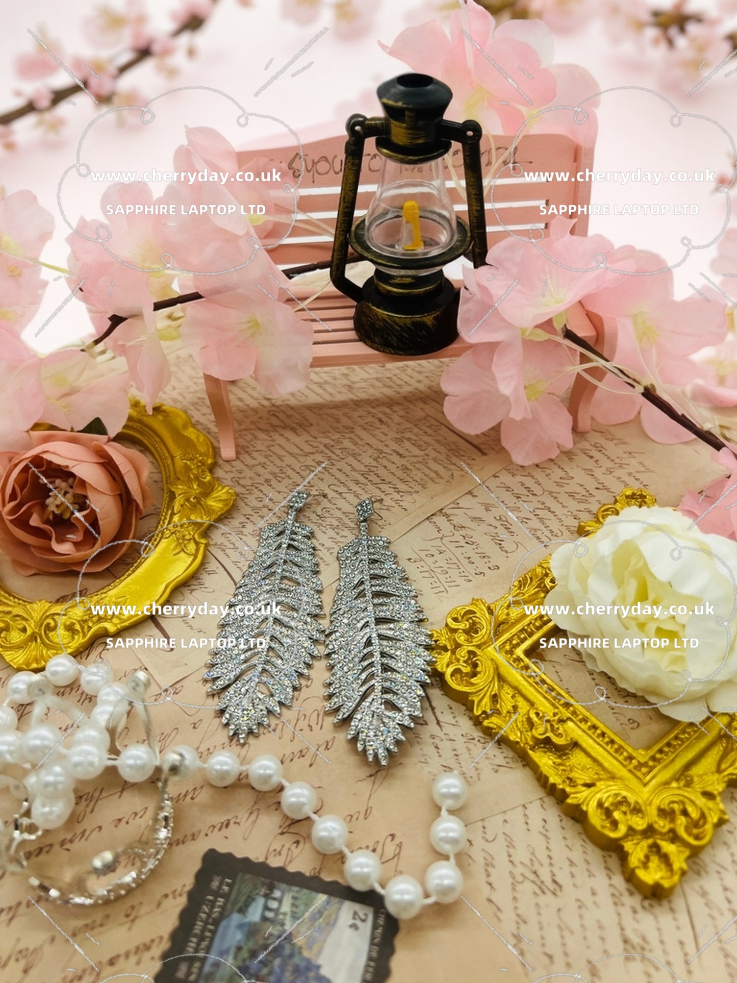 Feather earrings