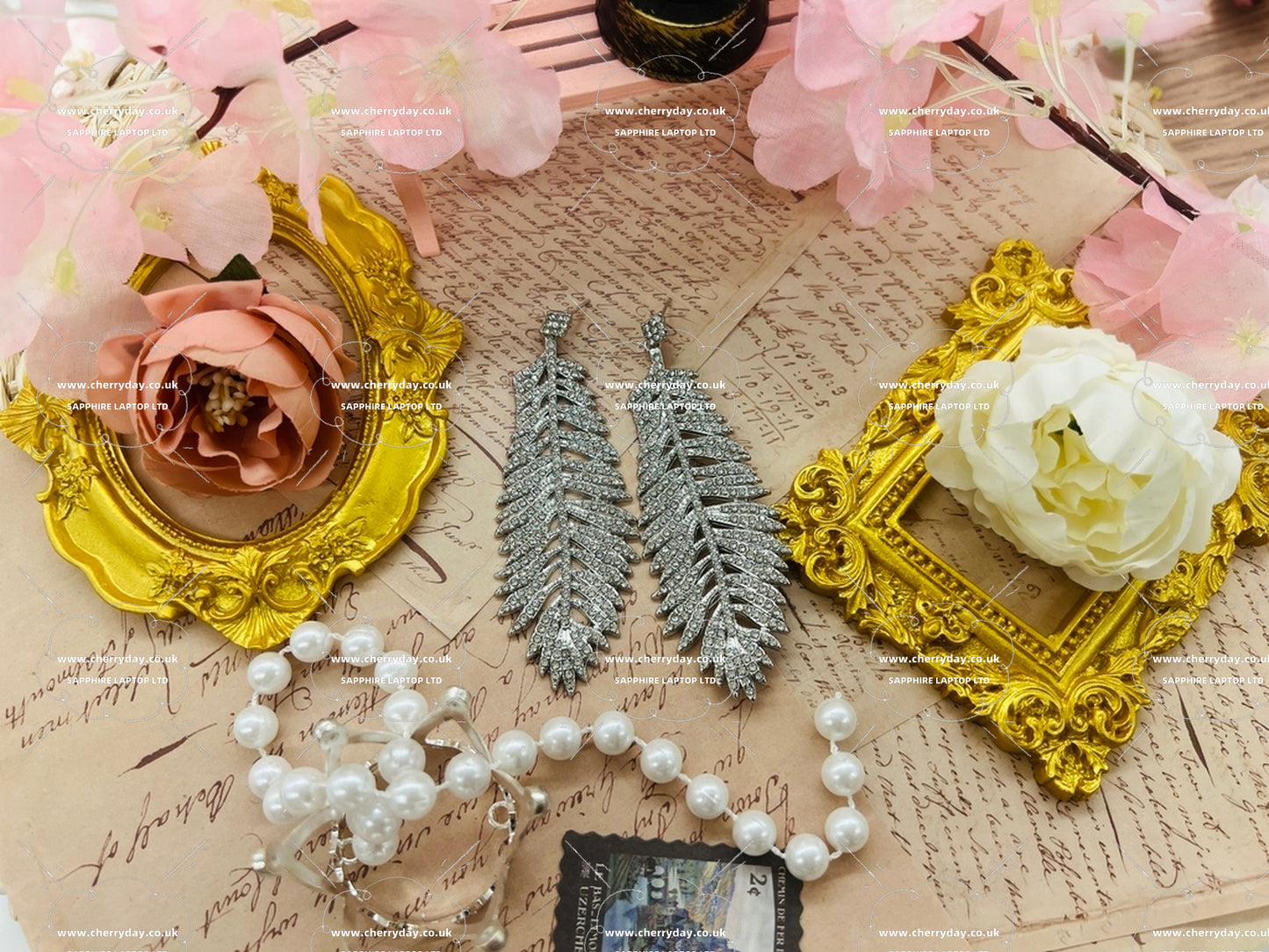 Feather earrings