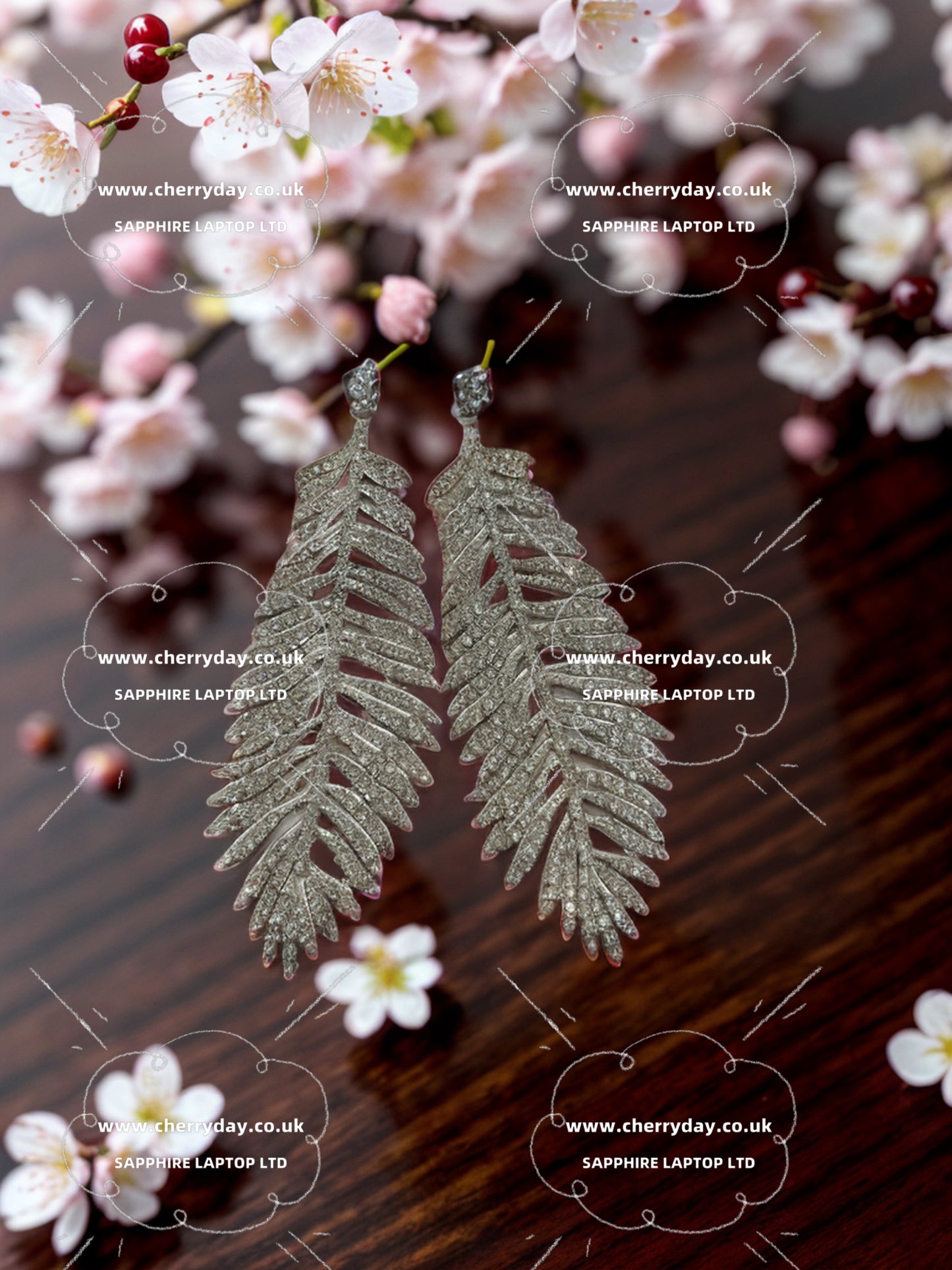 Feather earrings