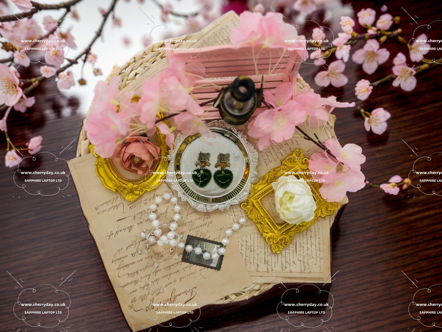 Love tree earrings