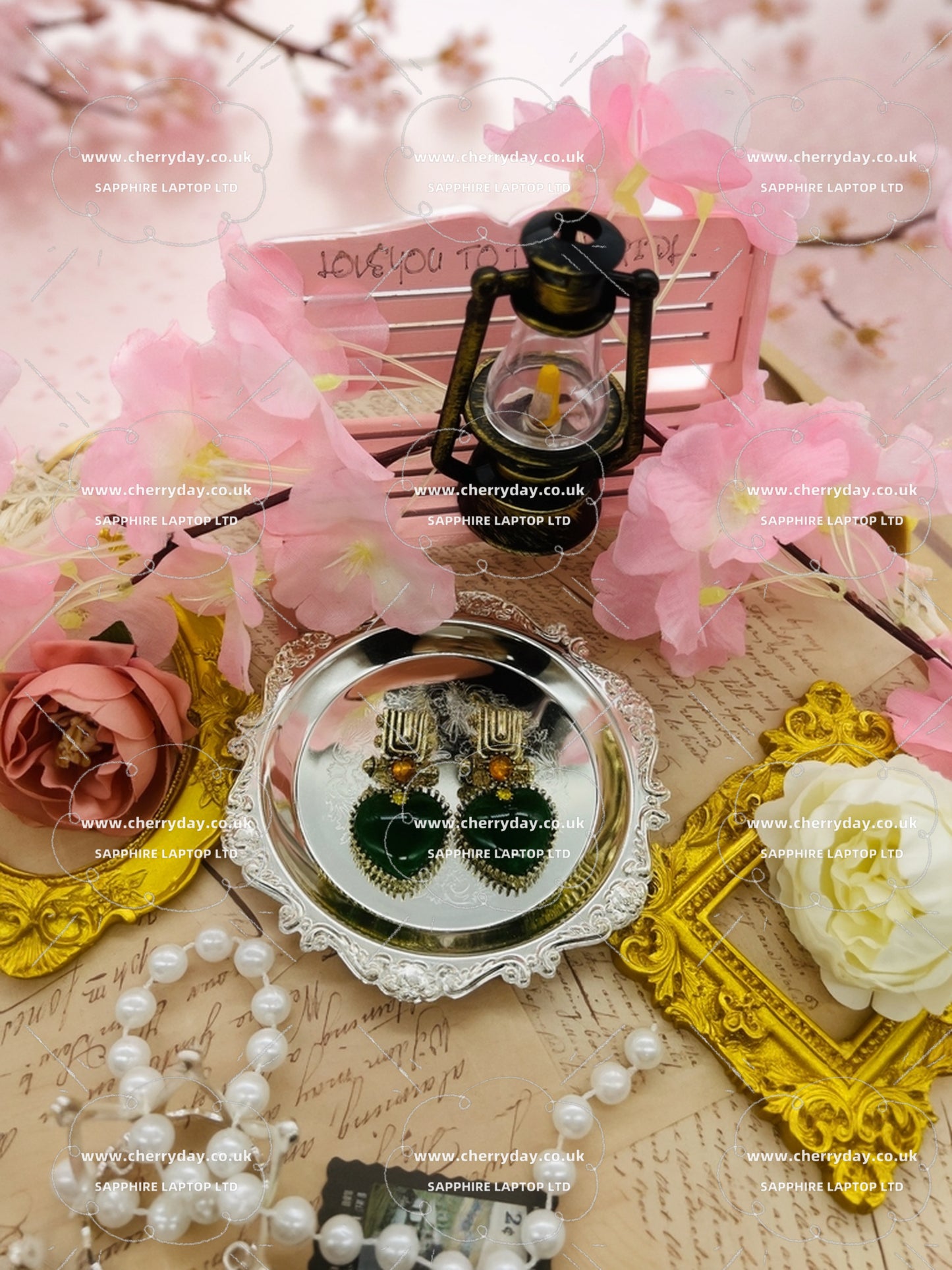 Love tree earrings