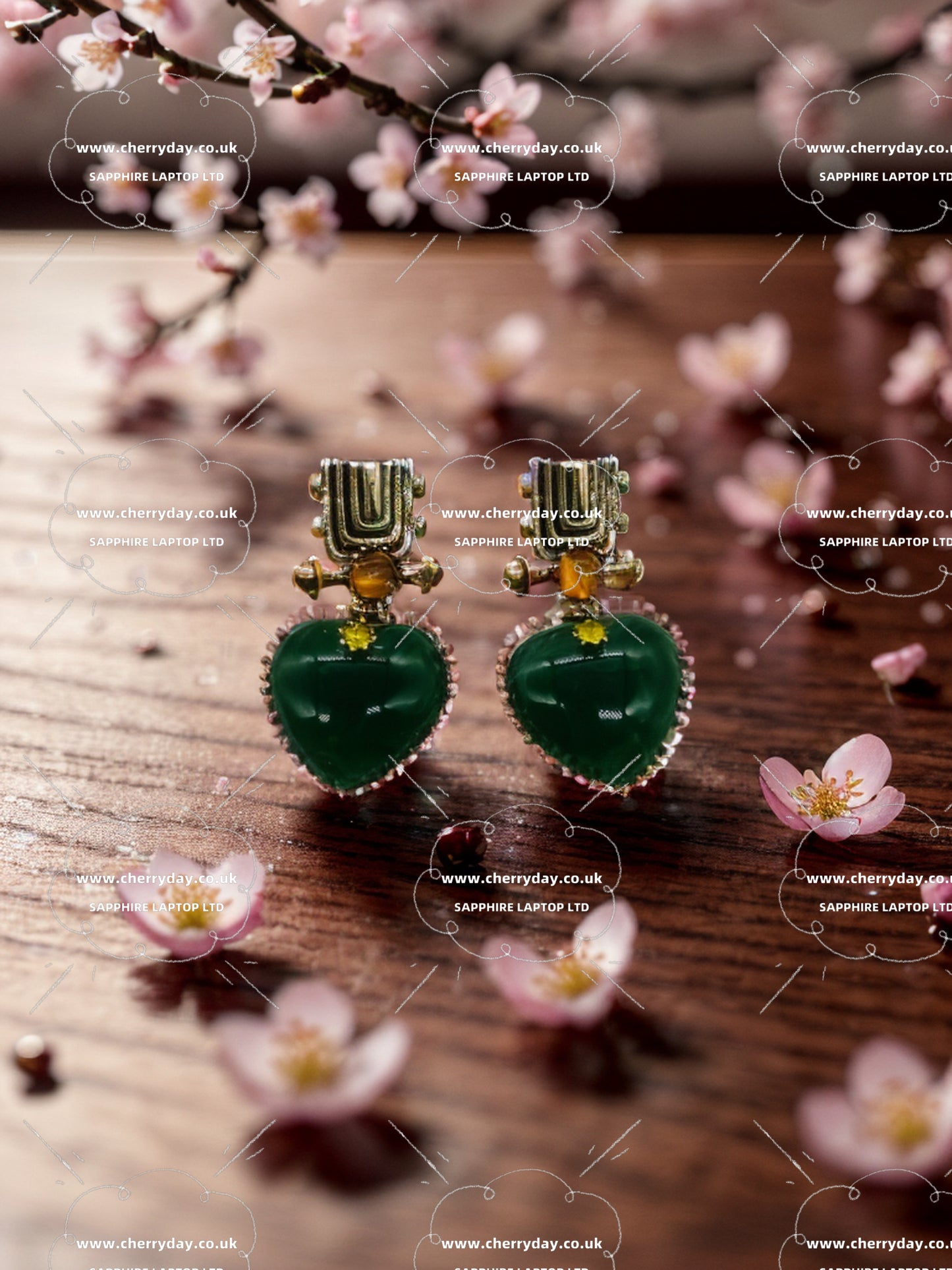 Love tree earrings