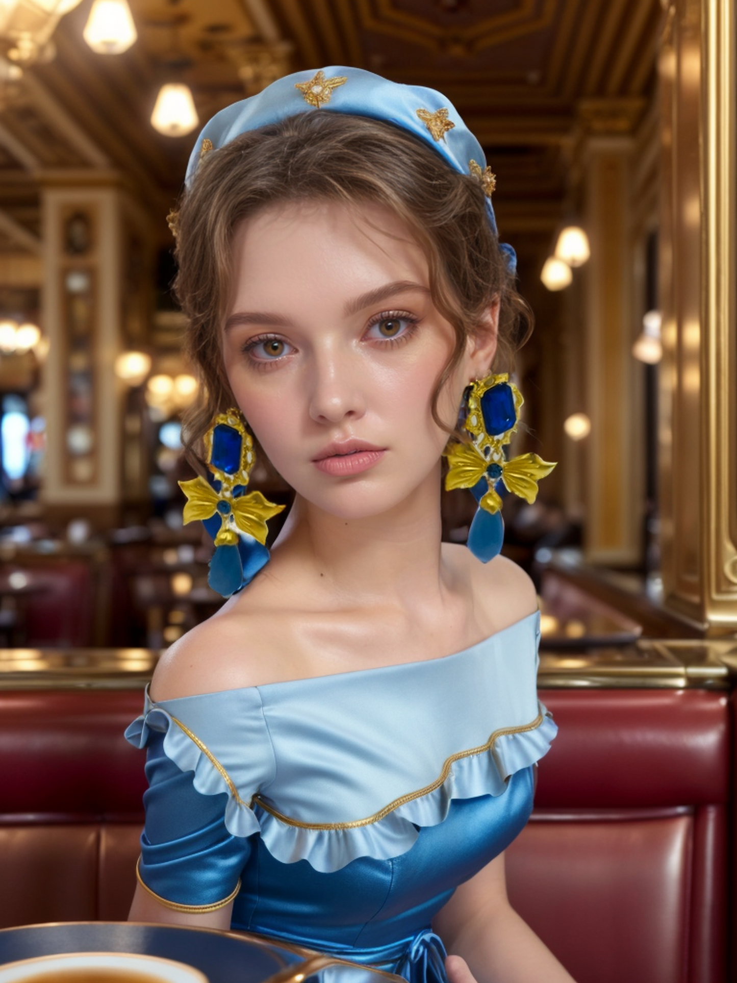 Mystery of the deep sea vintage earrings
