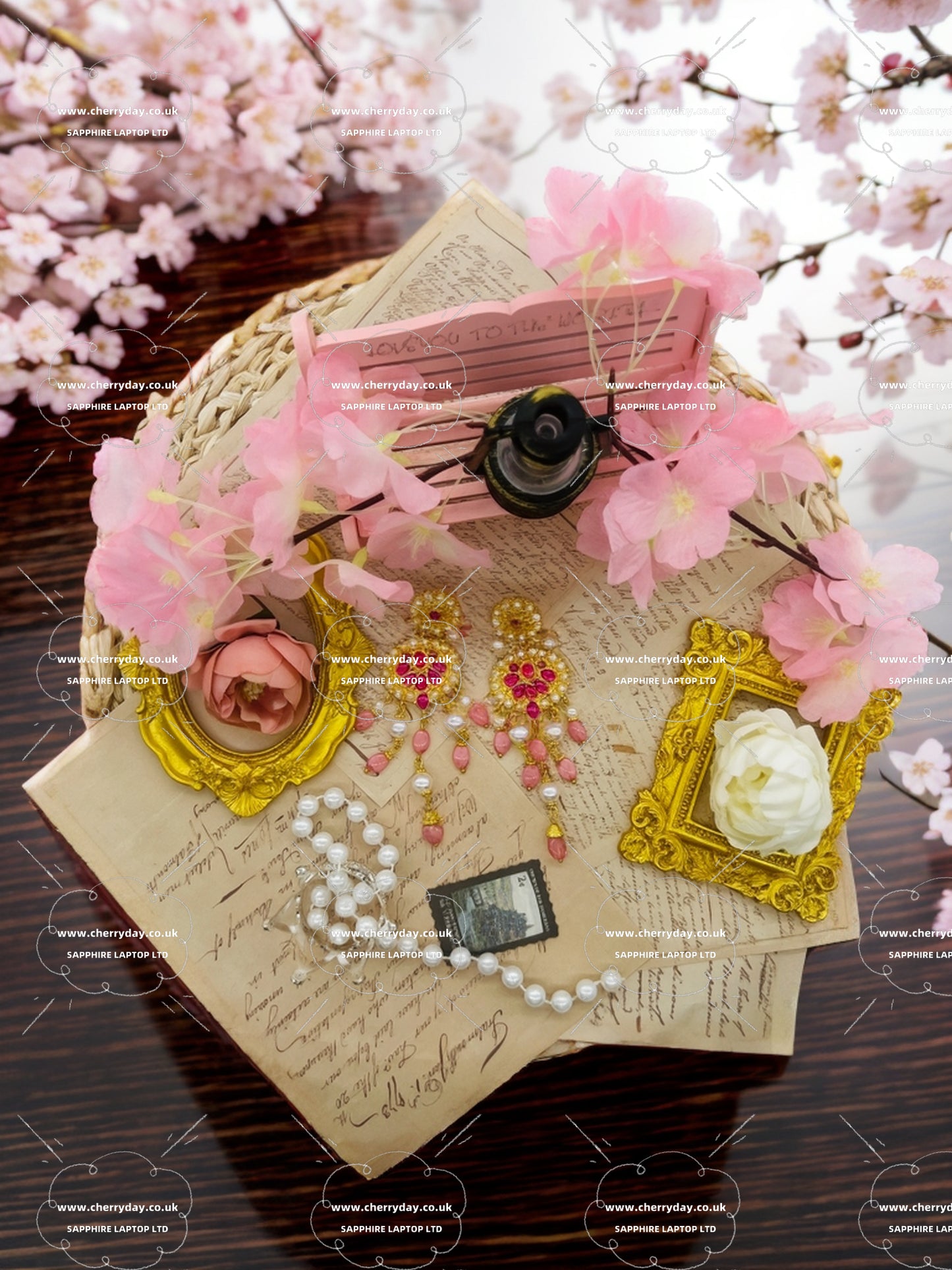 Memories of the Middle Ages vintage earrings