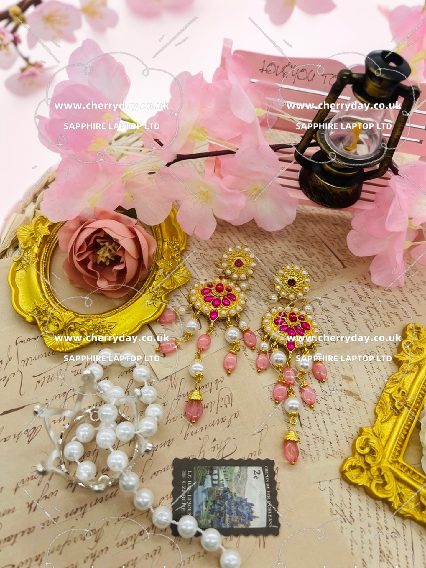 Memories of the Middle Ages vintage earrings