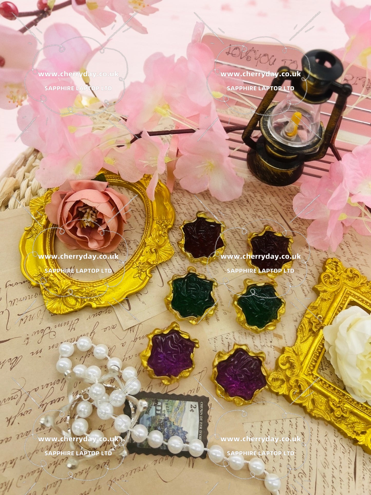Jelly candy vintage earrings