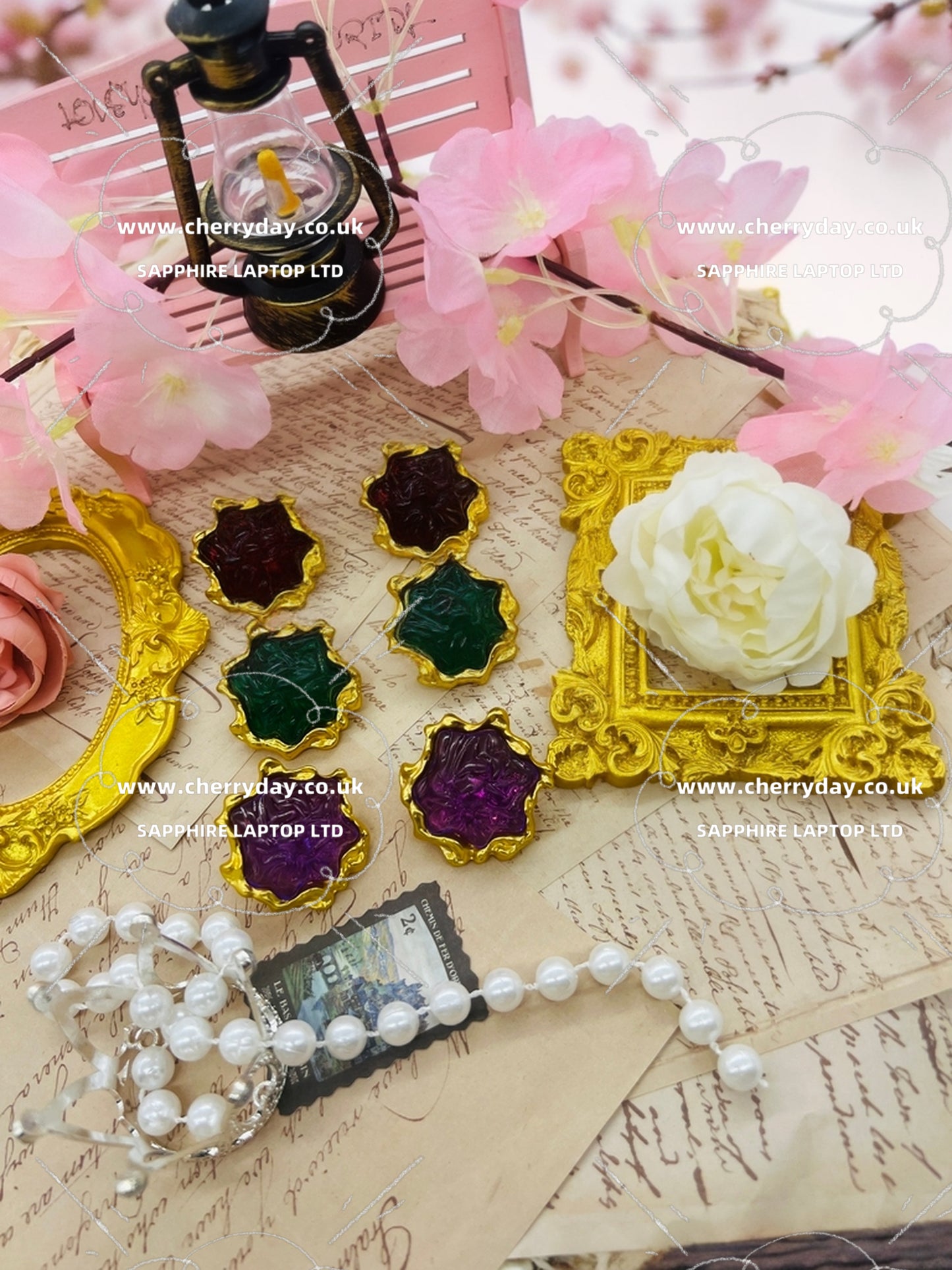 Jelly candy vintage earrings
