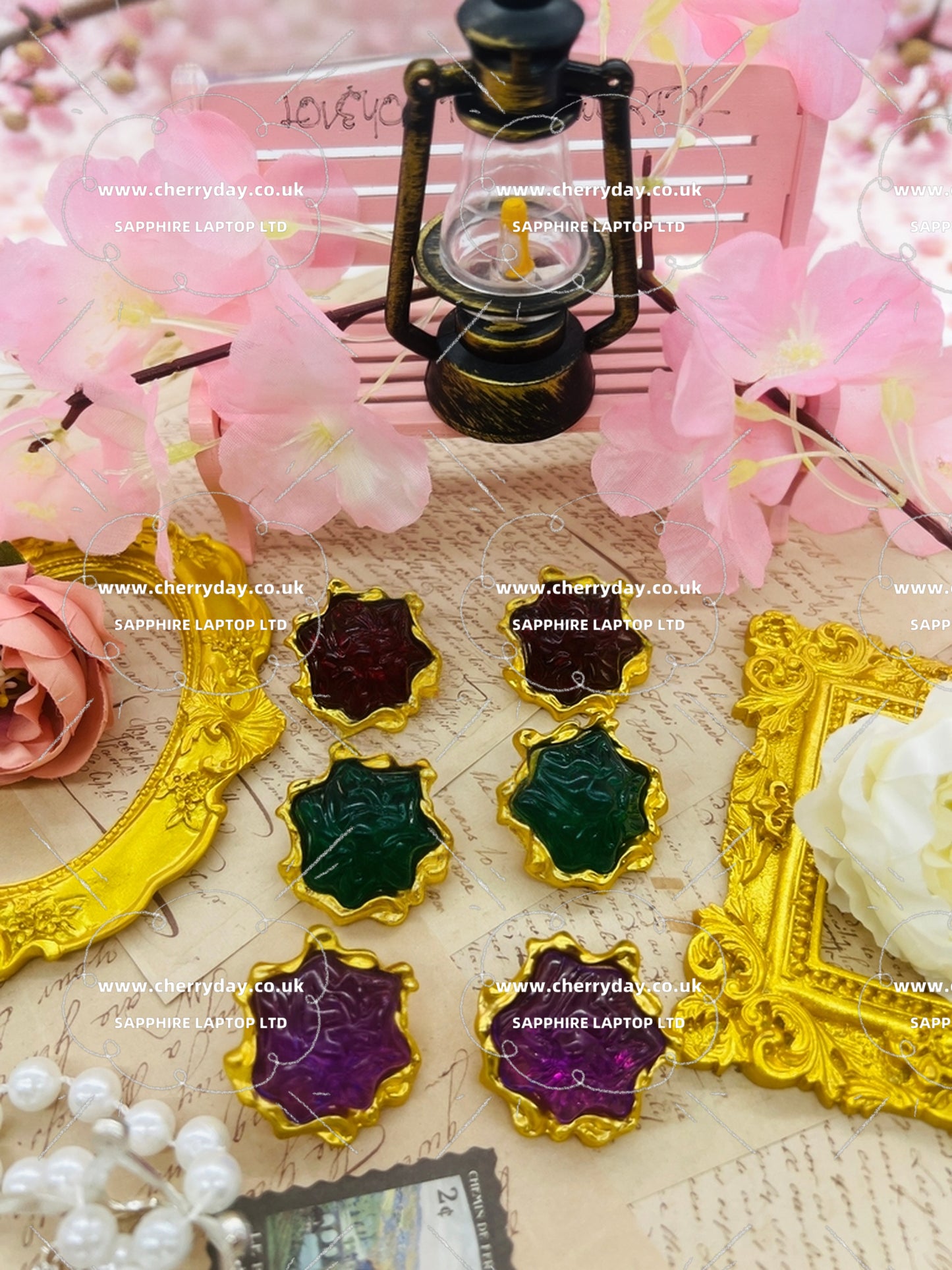 Jelly candy vintage earrings