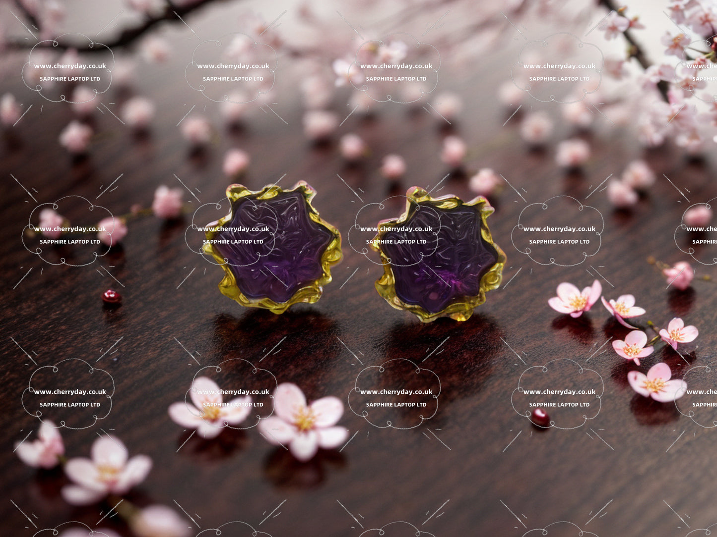 Jelly candy vintage earrings