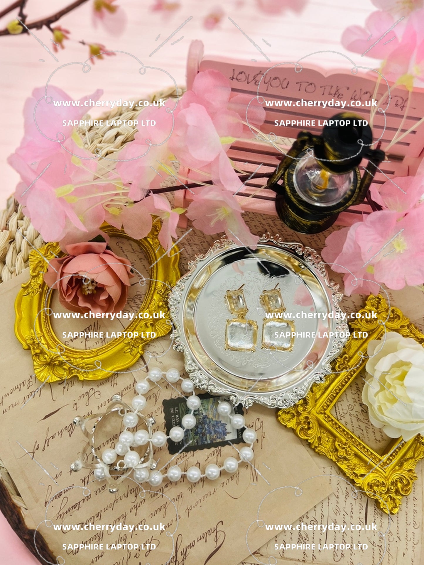 Virgin of the Baltic Sea vintage earrings