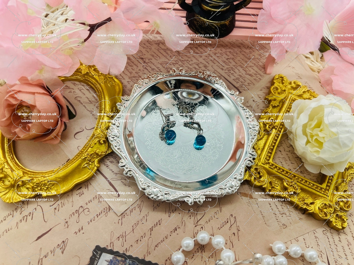 World Water Day creative faucet earrings