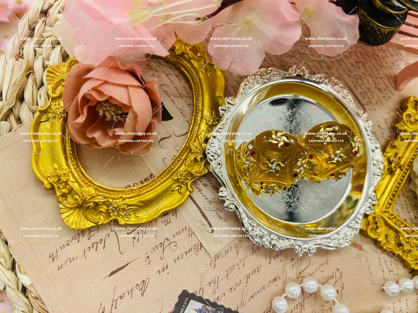 Yellow amber candy vintage earrings