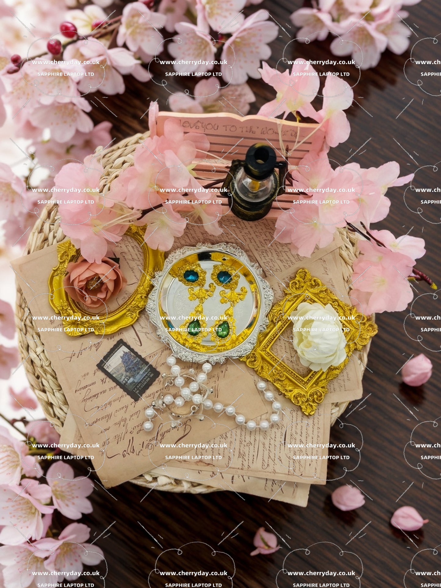 Legend of the deep sea vintage earrings
