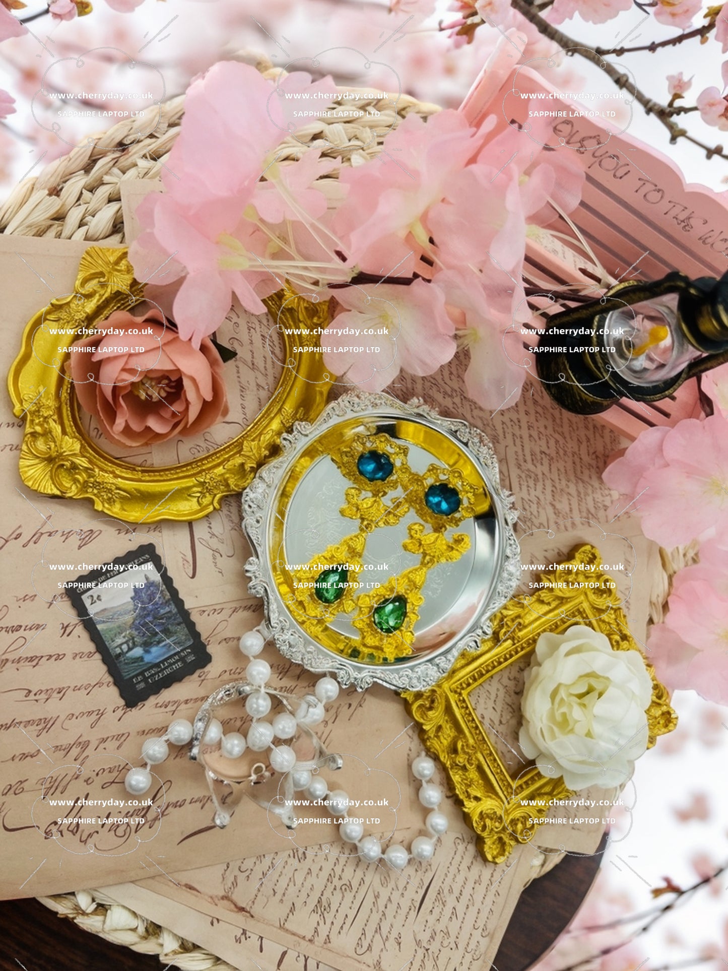 Legend of the deep sea vintage earrings