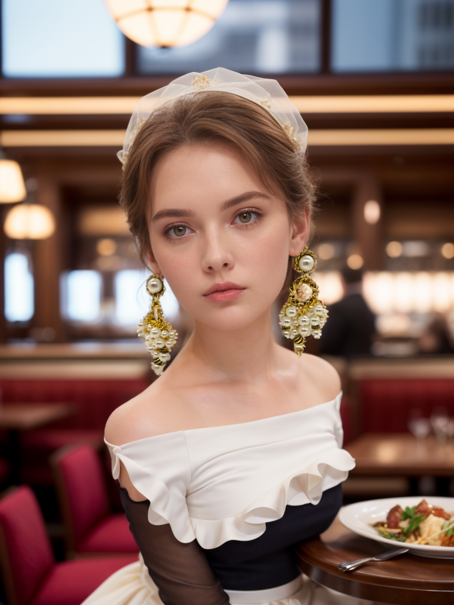 Nest tassel vintage earrings