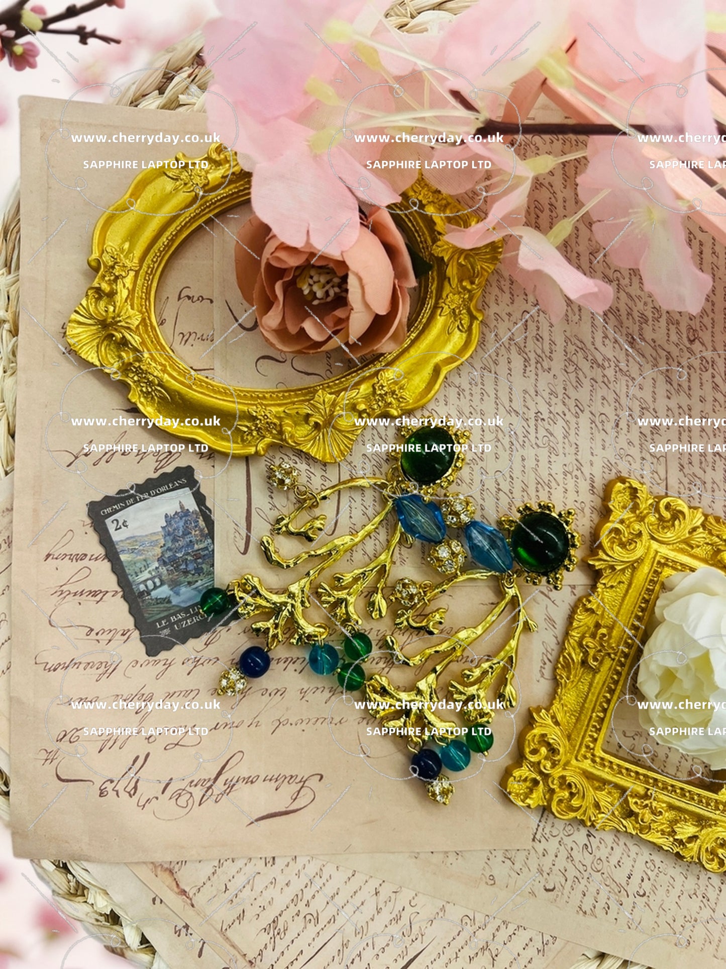 Immortal tree vintage earrings