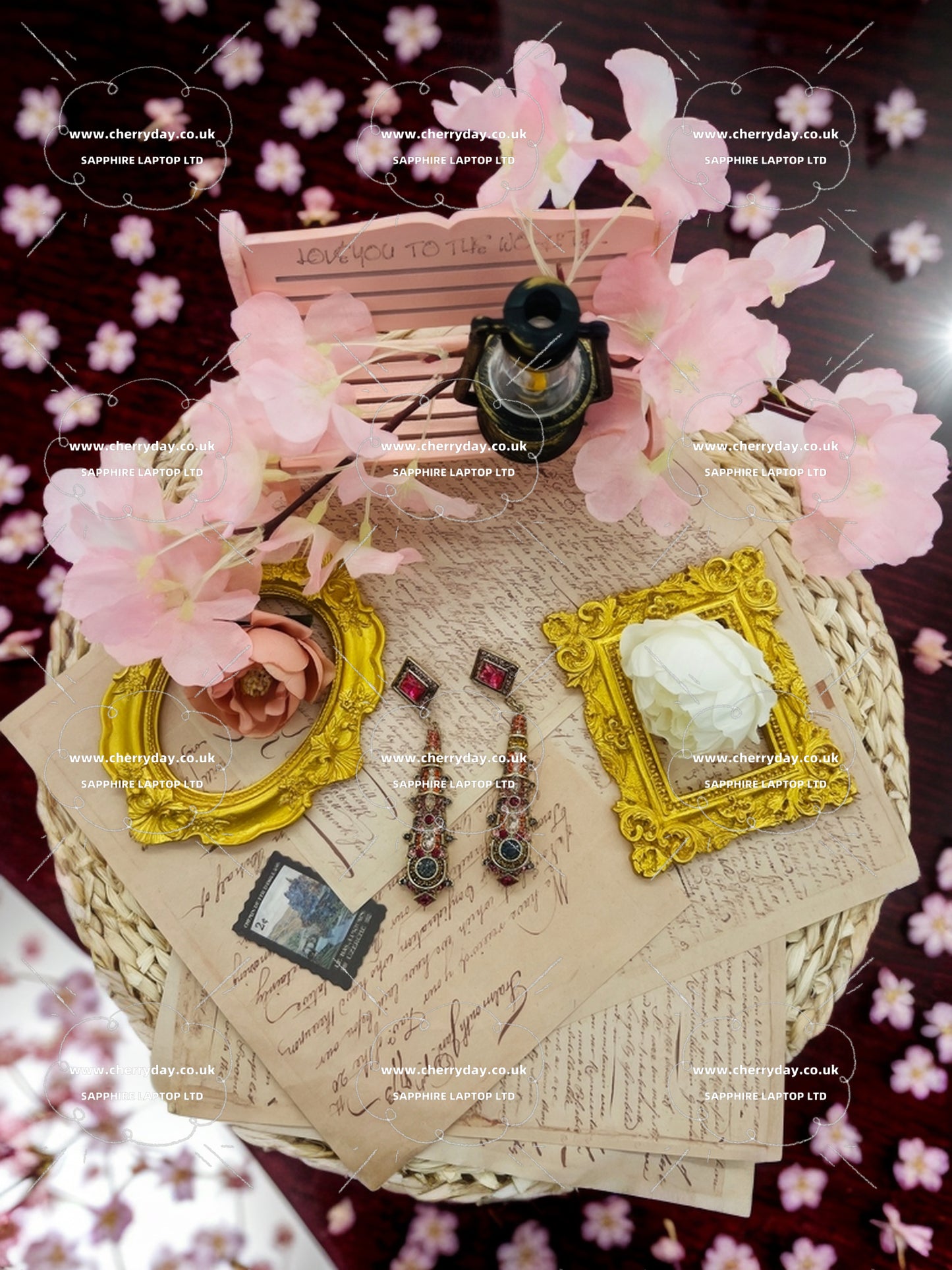 Meta verse totemic vintage earrings