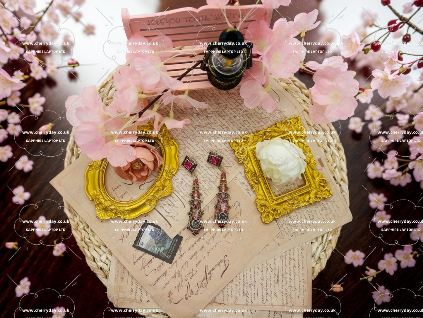 Meta verse totemic vintage earrings