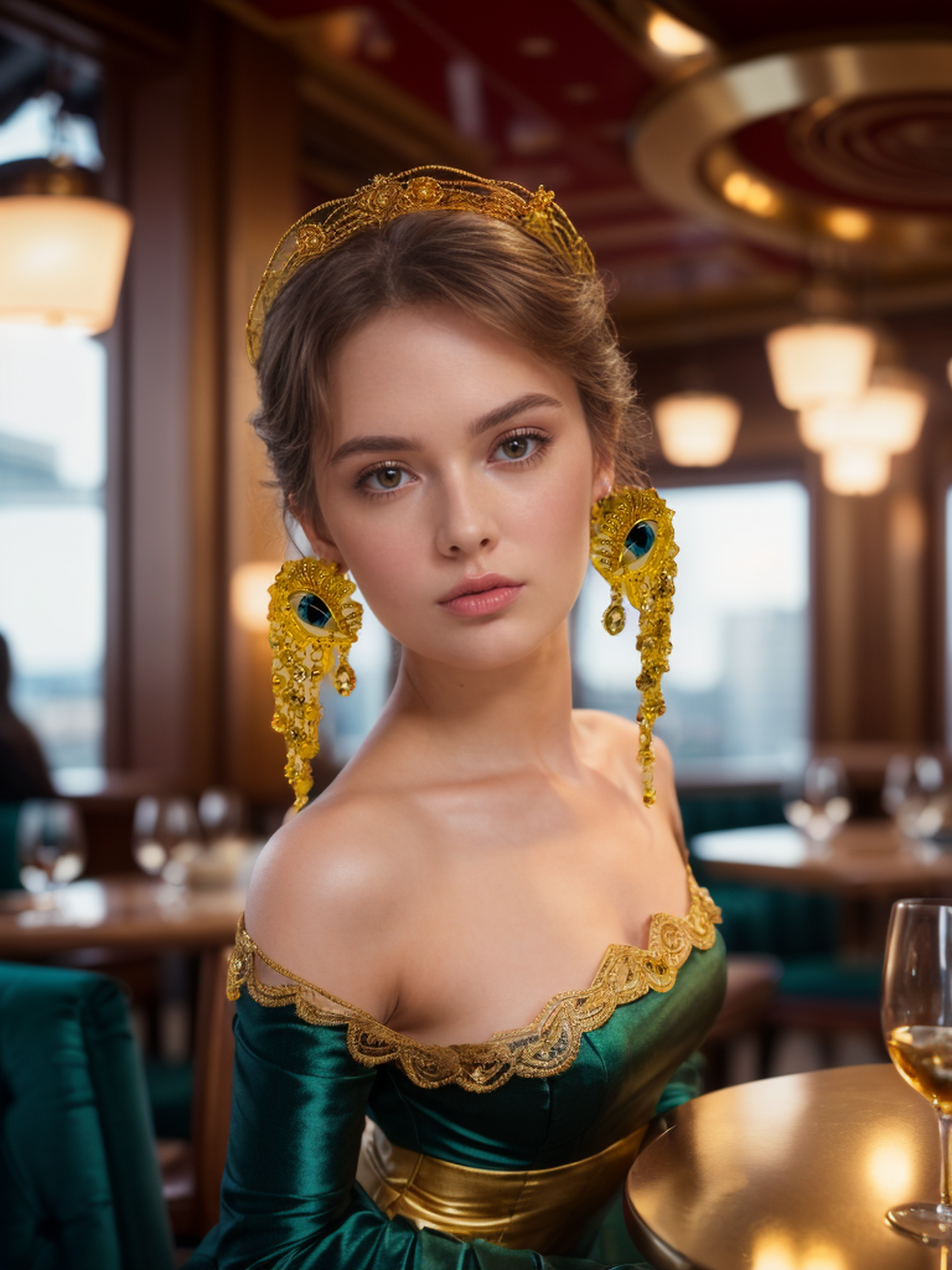 Eye of the Nile vintage tassel earrings