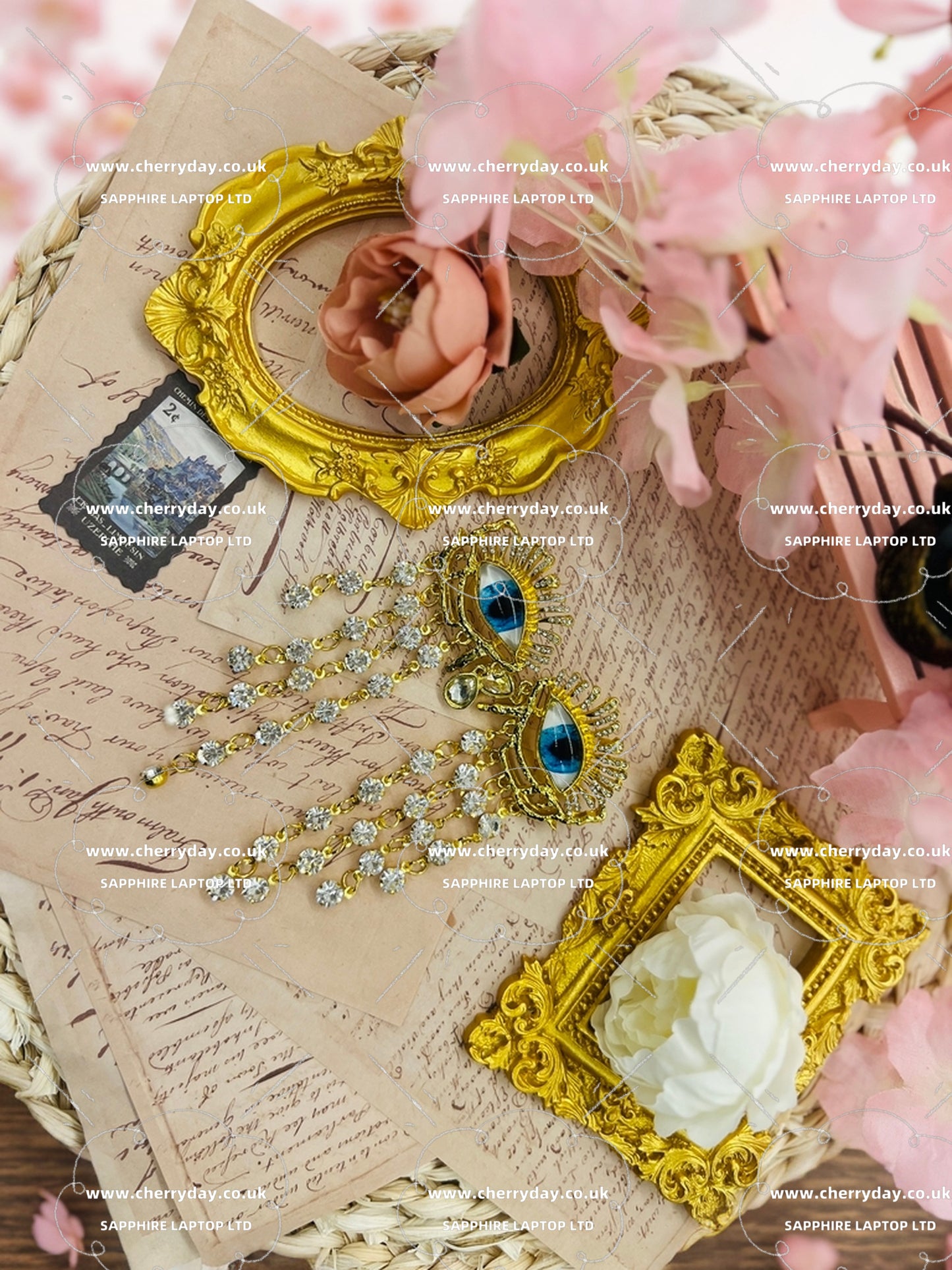 Eye of the Nile vintage tassel earrings