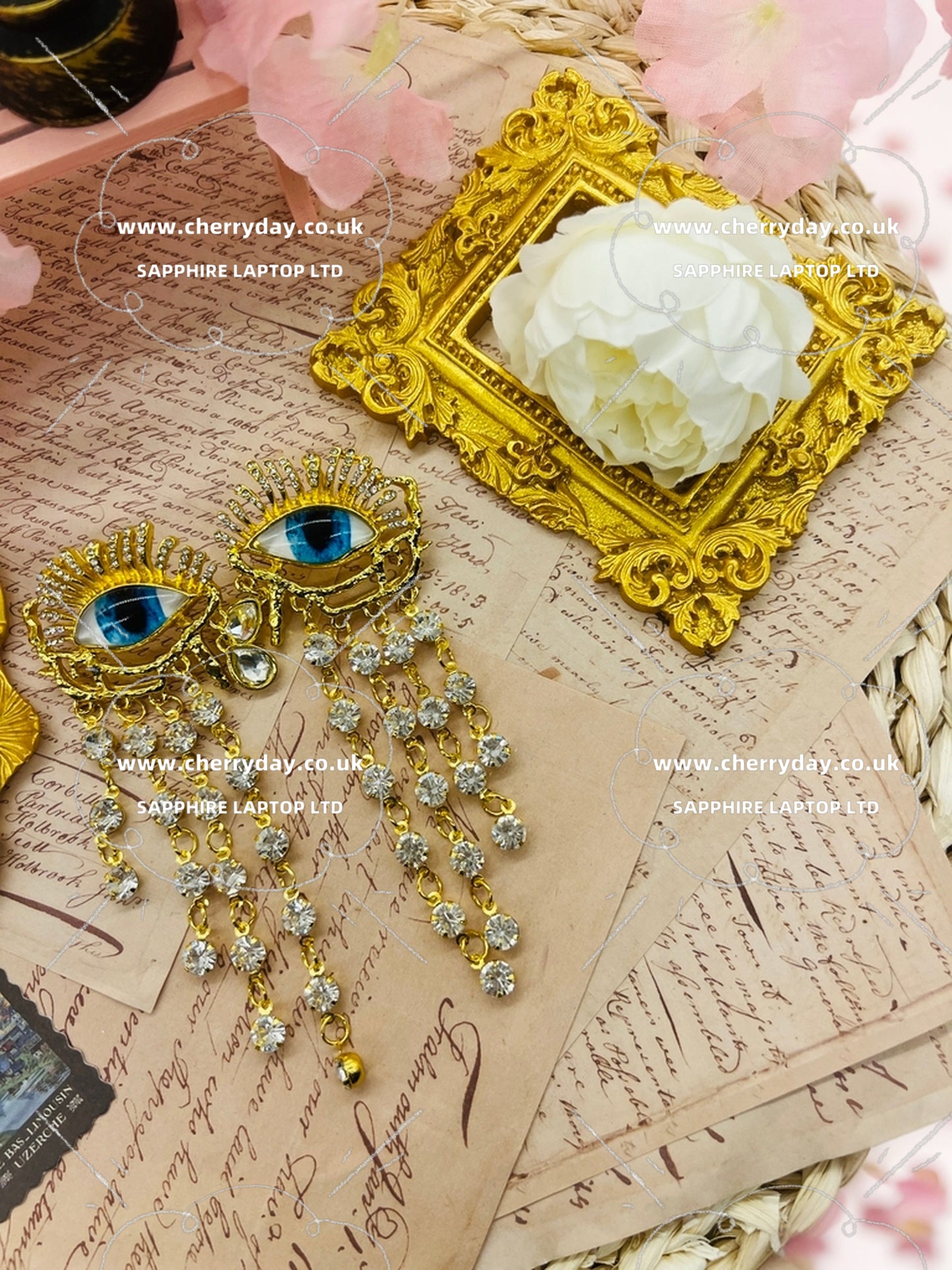 Eye of the Nile vintage tassel earrings