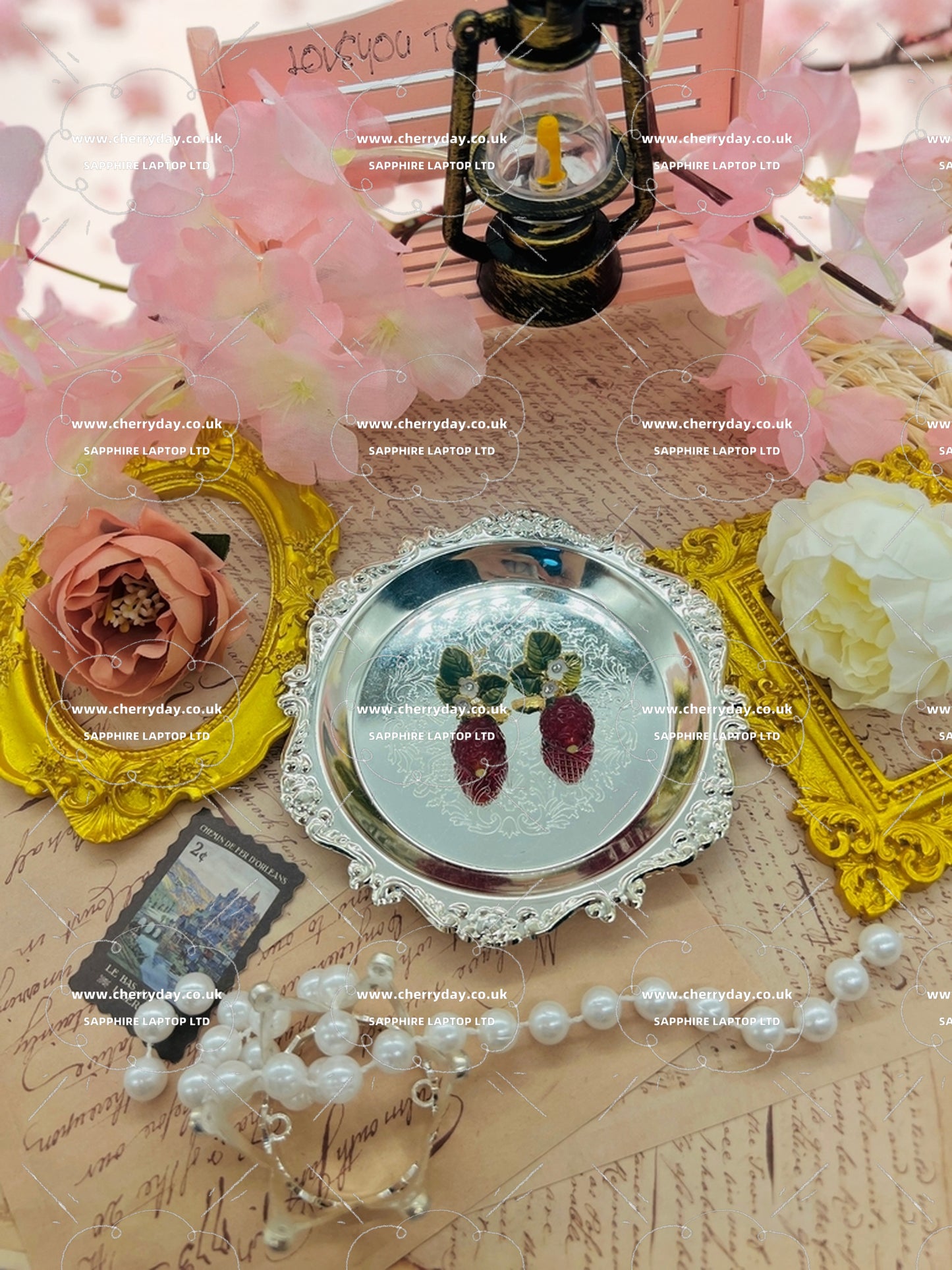 Strawberry Princess earrings