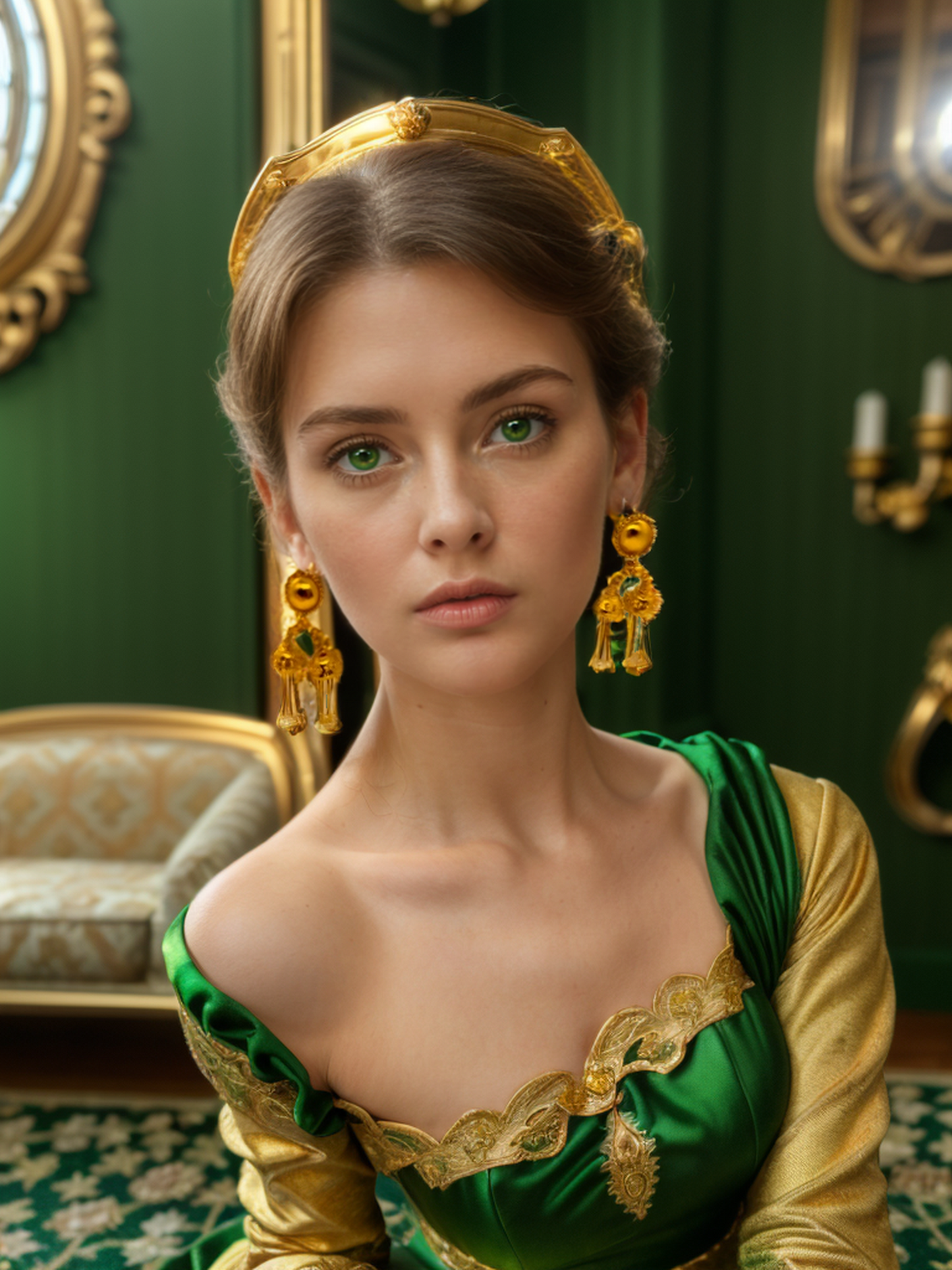 Fountain of Rome vintage earrings