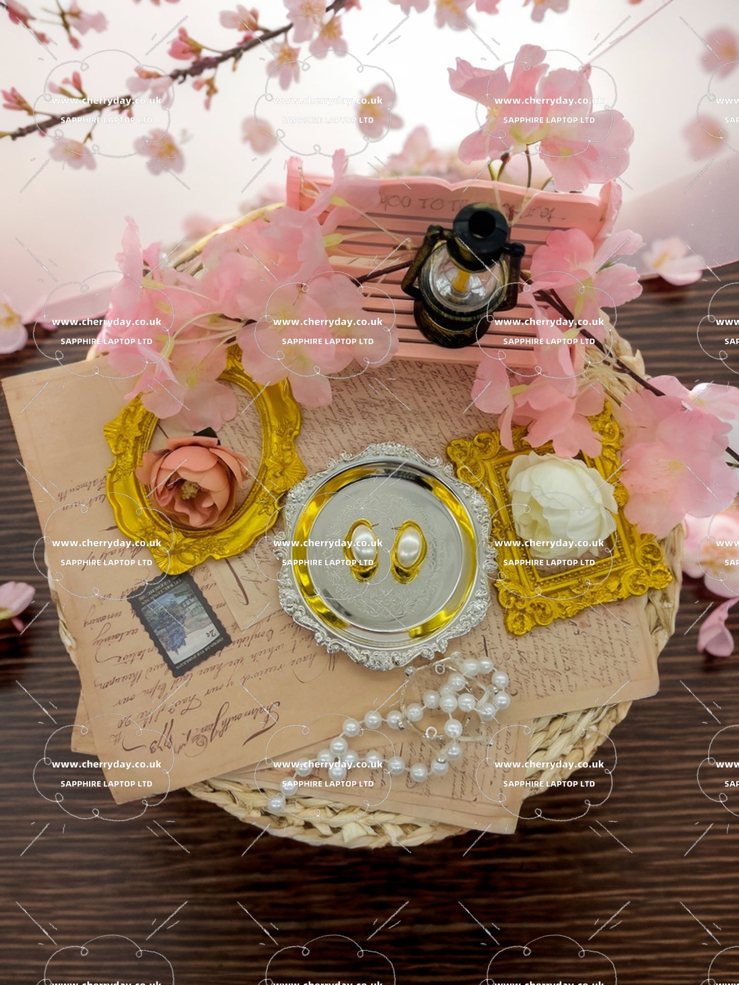 Santorini water shell pearl earrings